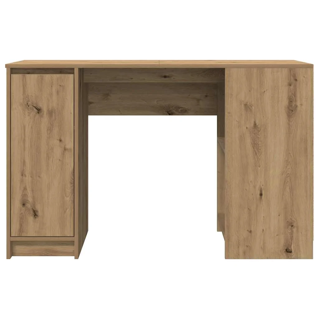 Bureau 120 x 42 x 76 cm chêne artisanal bois d'ingénierie – vue de dessus