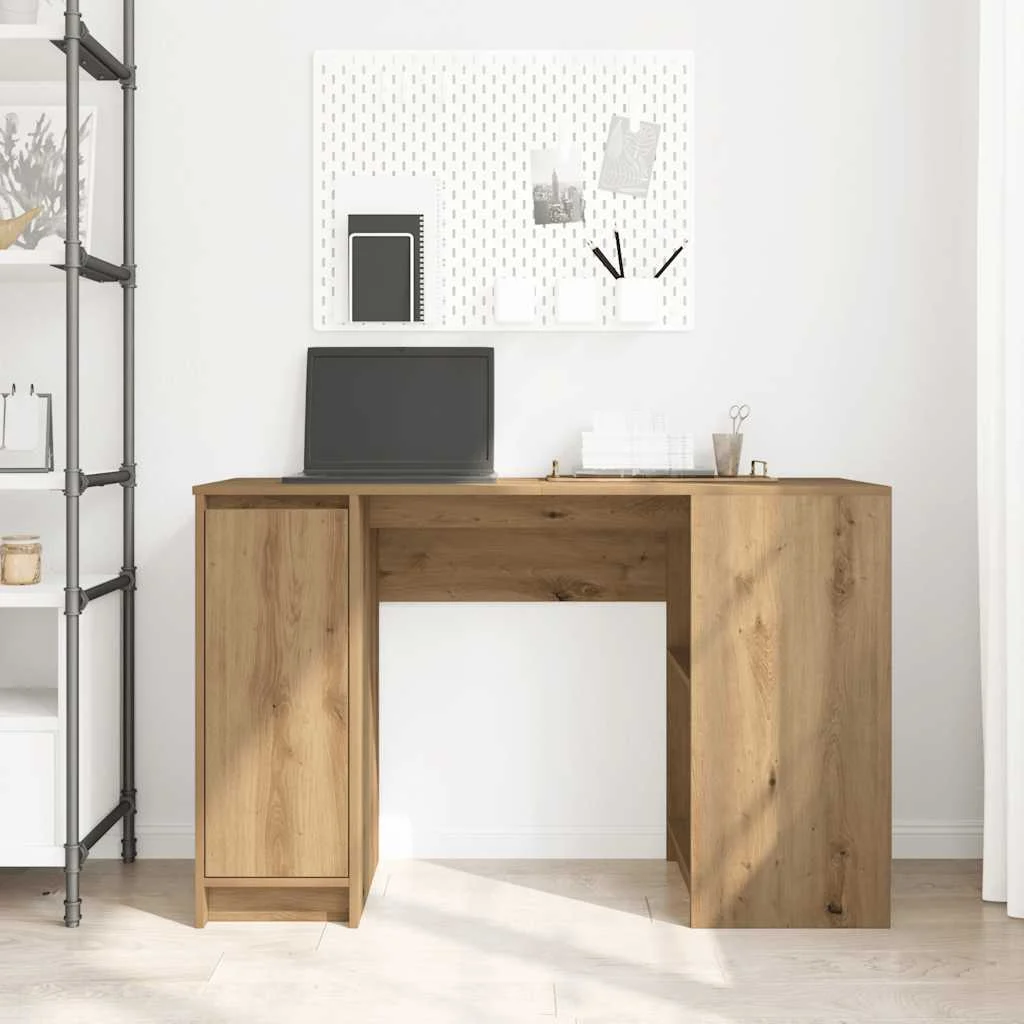 Bureau 120 x 42 x 76 cm chêne artisanal bois d'ingénierie – vue de détail