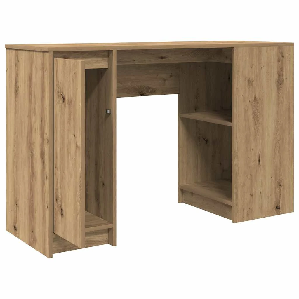 Bureau 120 x 42 x 76 cm chêne artisanal bois d'ingénierie – vue en situation