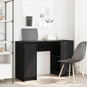 Bureau 120 x 42 x 76 cm chêne noir bois d'ingénierie – vue d’ensemble