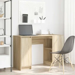 Bureau 120 x 42 x 76 cm chêne sonoma bois d'ingénierie – vue d’ensemble