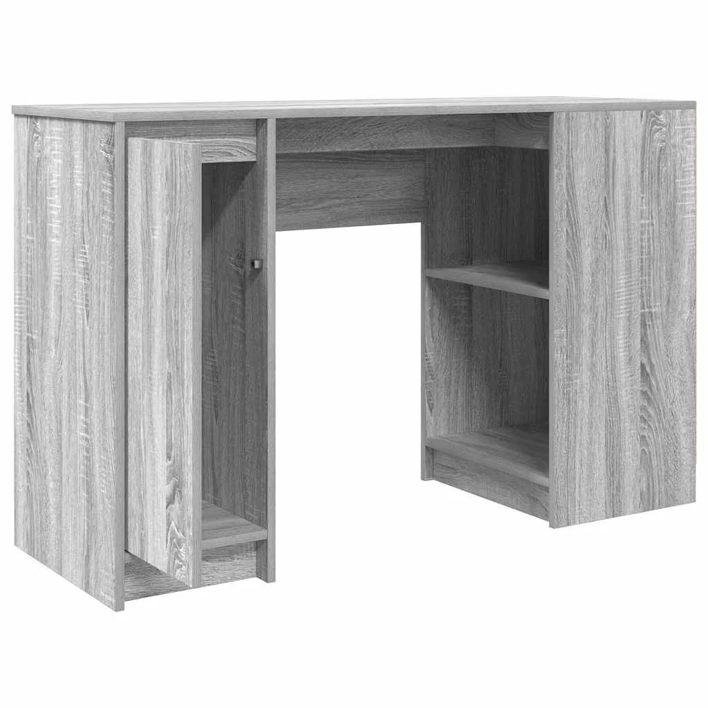 Bureau 120 x 42 x 76 cm sonoma gris bois d'ingénierie – vue en situation