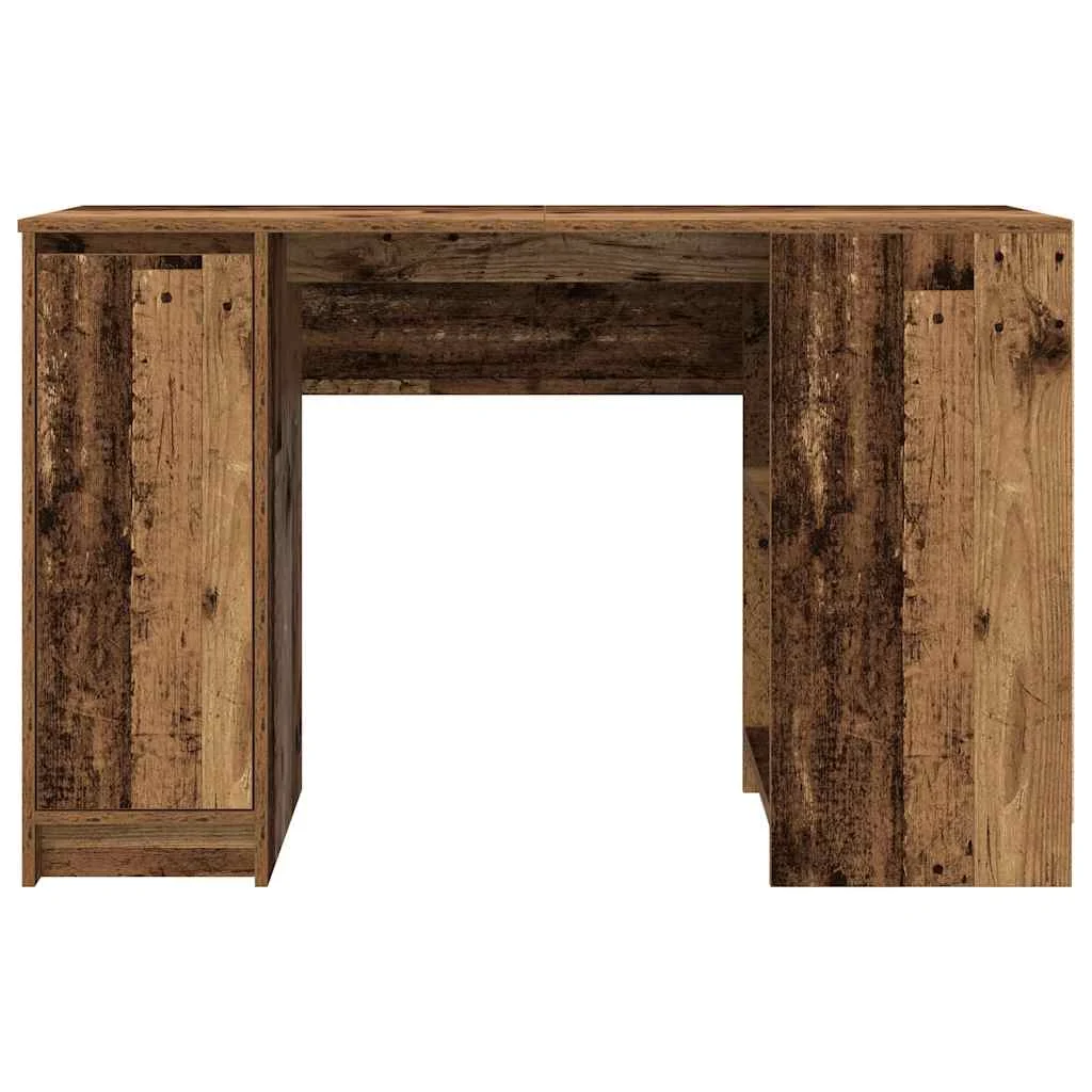 Bureau 120 x 42 x 76 cm vieux bois bois d'ingénierie – vue de dessus