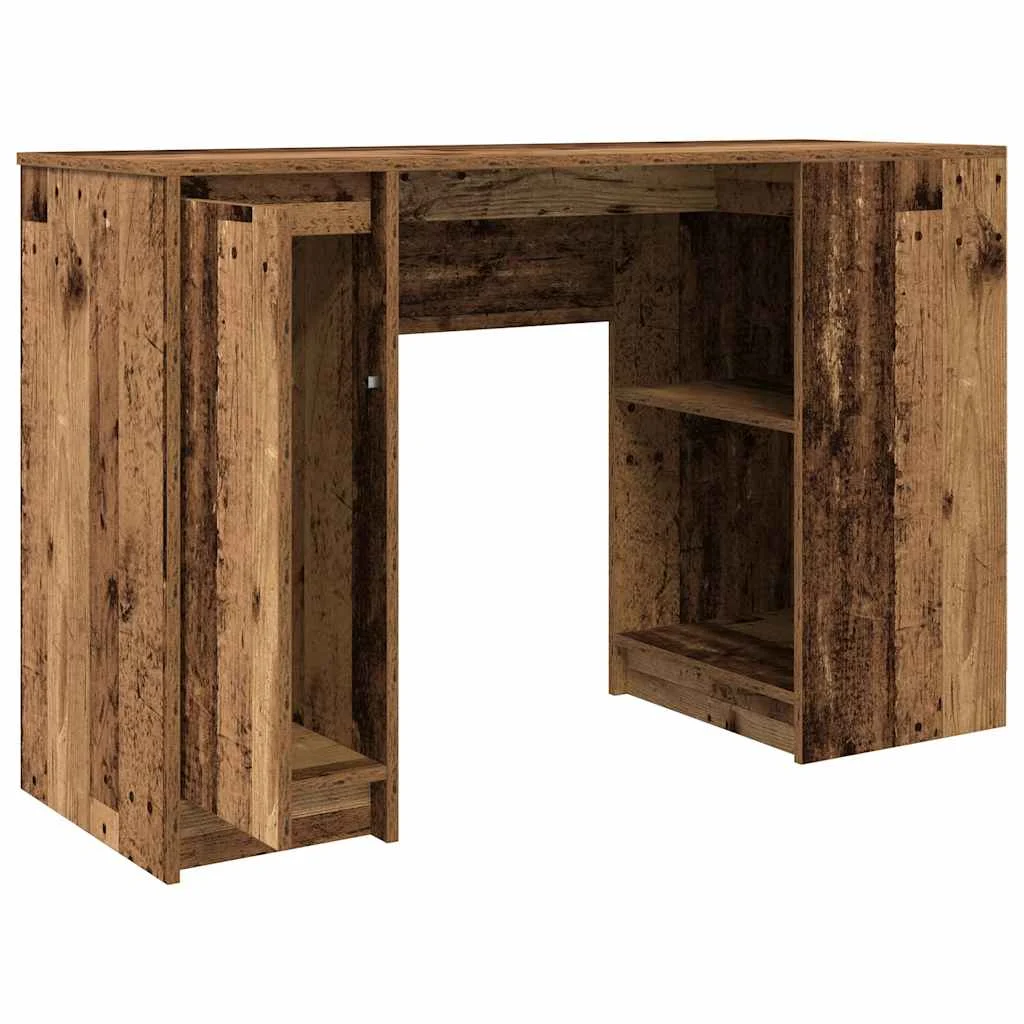 Bureau 120 x 42 x 76 cm vieux bois bois d'ingénierie – vue en situation