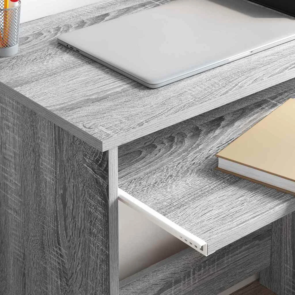 Bureau 120,5 x 44 x 88,5 cm sonoma gris bois d'ingénierie – vue en situation