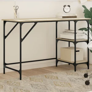 Bureau 120 x 50 x 75 cm chêne sonoma bois d'ingénierie – vue d’ensemble