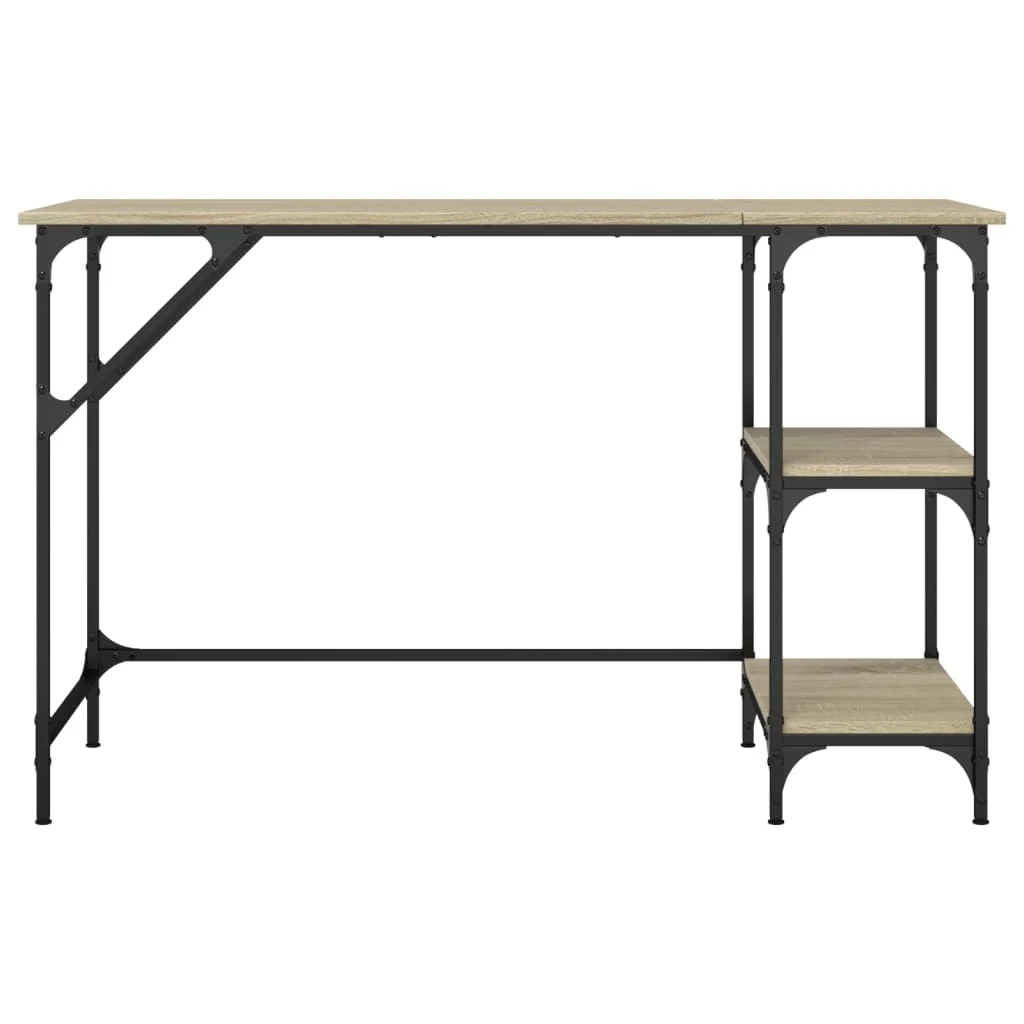 Bureau 120 x 50 x 75 cm chêne sonoma bois d'ingénierie – vue en situation