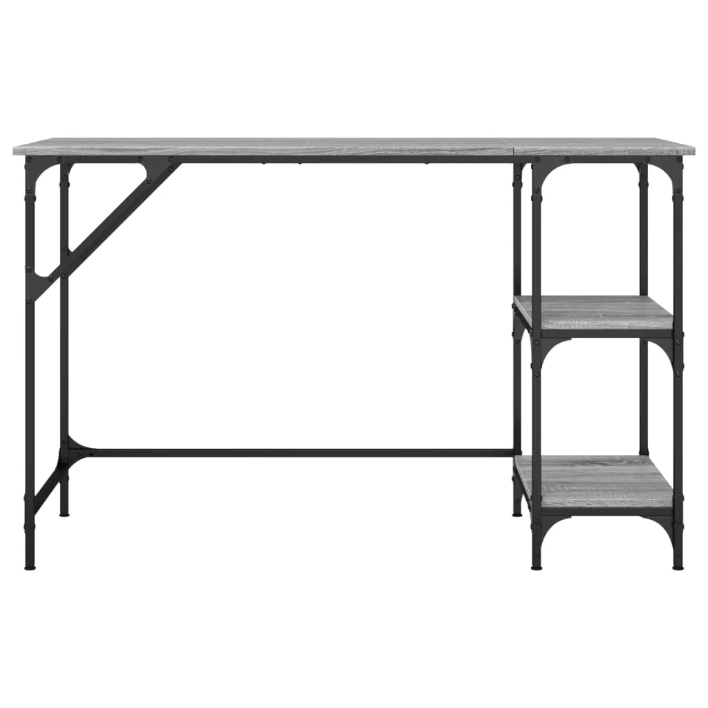 Bureau 120 x 50 x 75 cm sonoma gris bois d'ingénierie – vue en situation