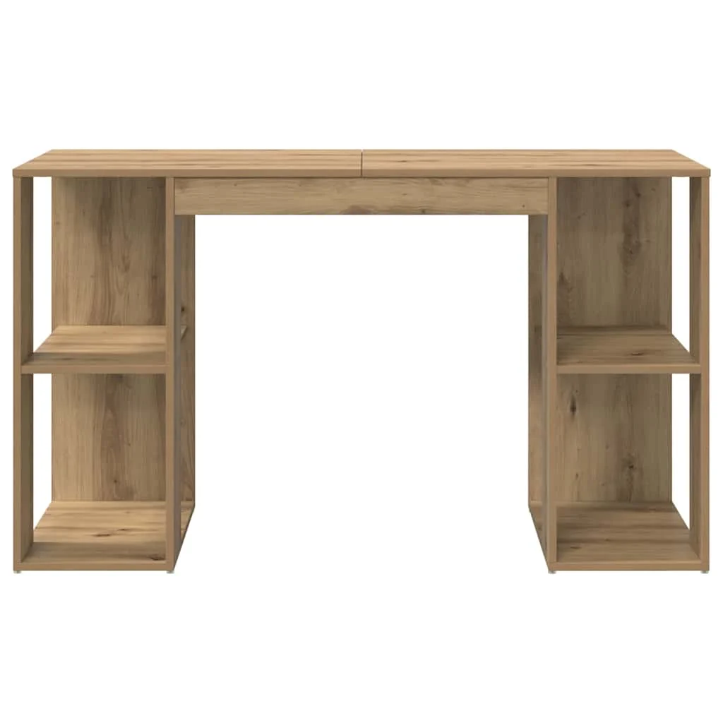 Bureau 130 x 50,5 x 75 cm chêne artisanal bois d'ingénierie – vue de dessus