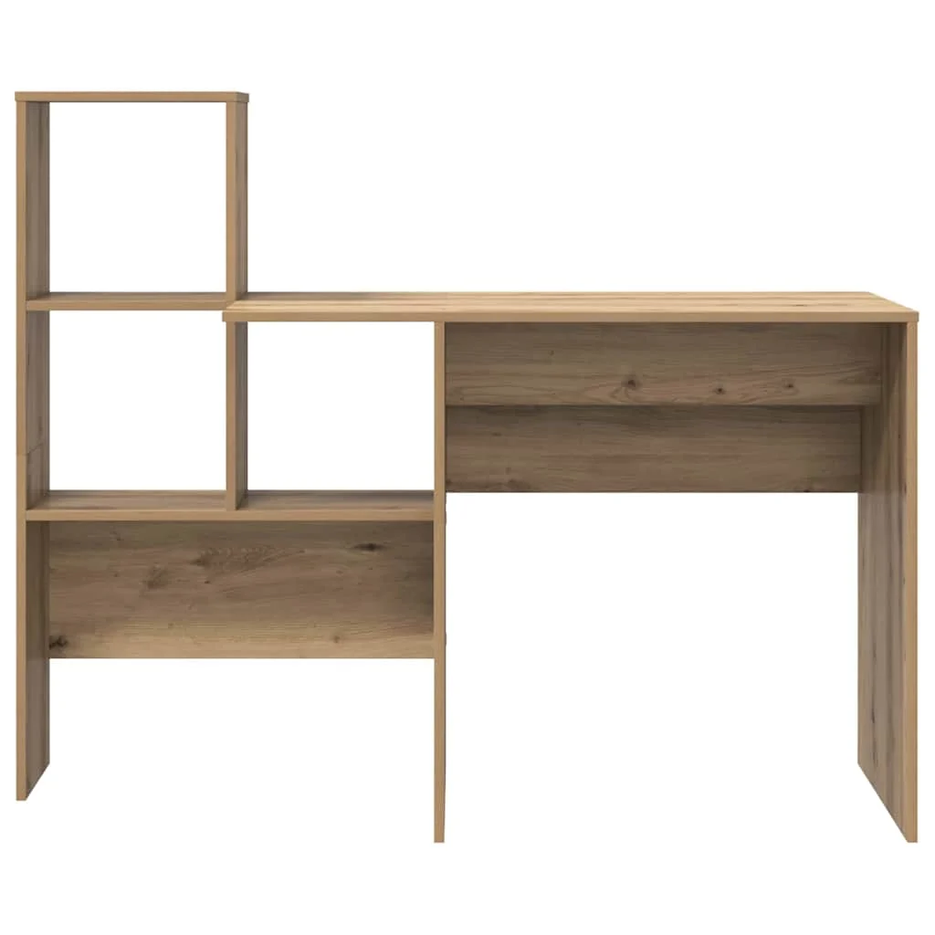 Bureau 131,5 x 50 x 106,5 cm chêne artisanal bois d'ingénierie – vue de dessus
