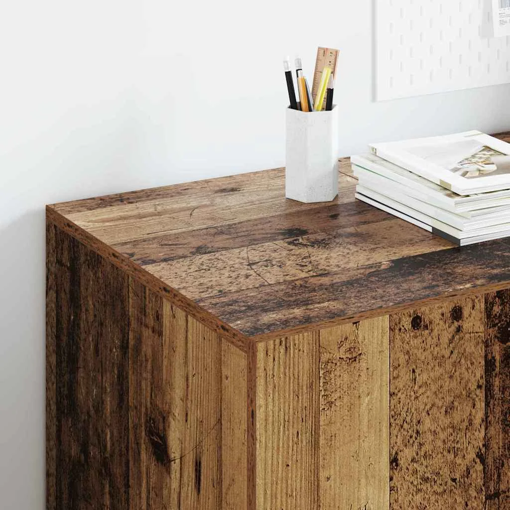Bureau 140 x 50 x 75 cm bois ancien bois d'ingénierie – modèle 4 – vue en situation