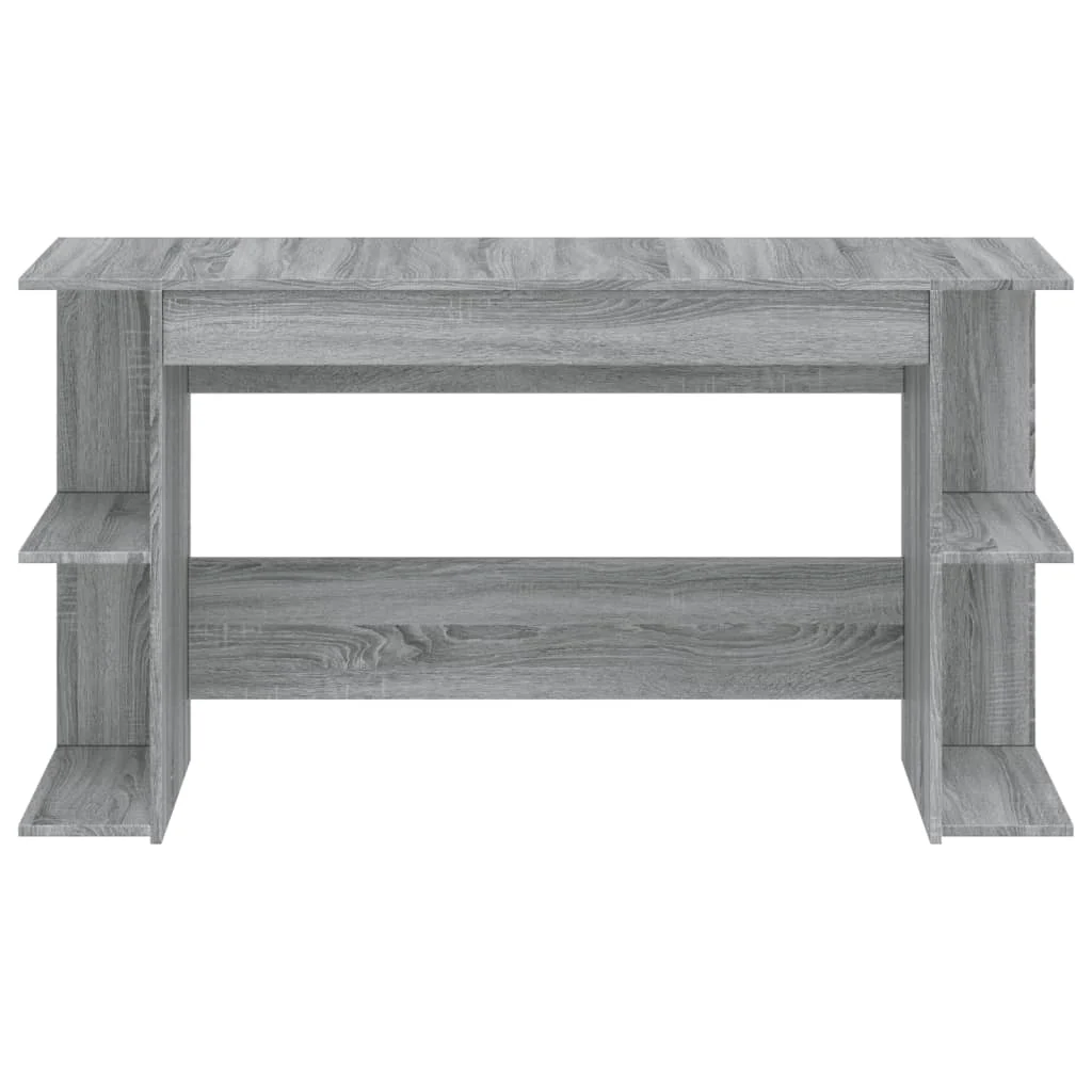 Bureau 140 x 50 x 75 cm sonoma gris bois d'ingénierie – modèle 9 – vue de détail