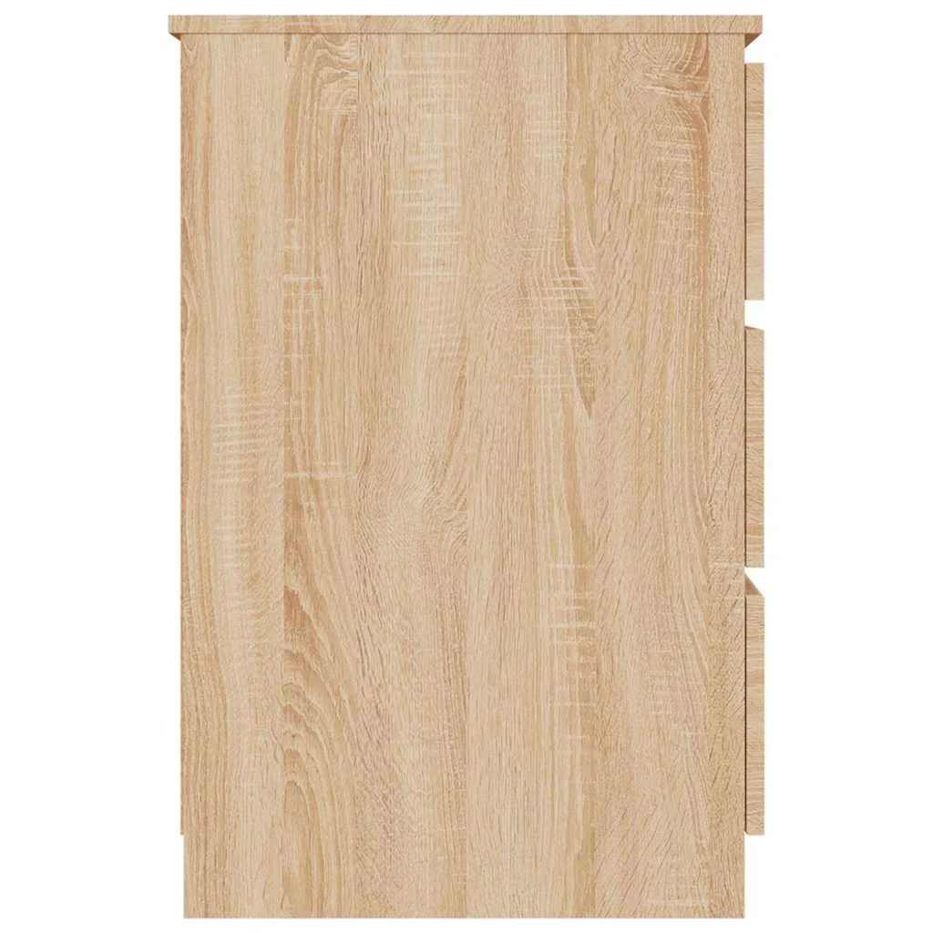 Bureau 140 x 50 x 77 cm chêne sonoma bois d'ingénierie – vue de dessus