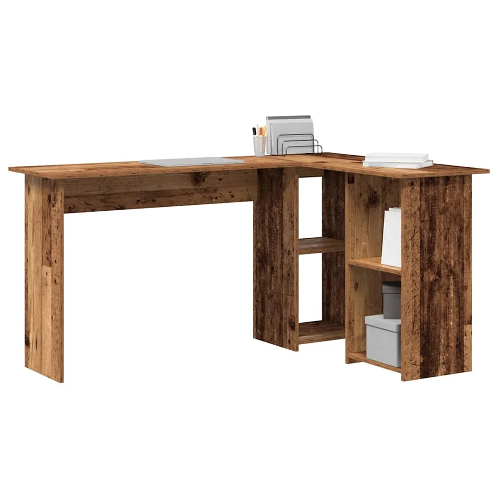Bureau 142 x 102 x 73 cm bois ancien bois d'ingénierie – vue de détail