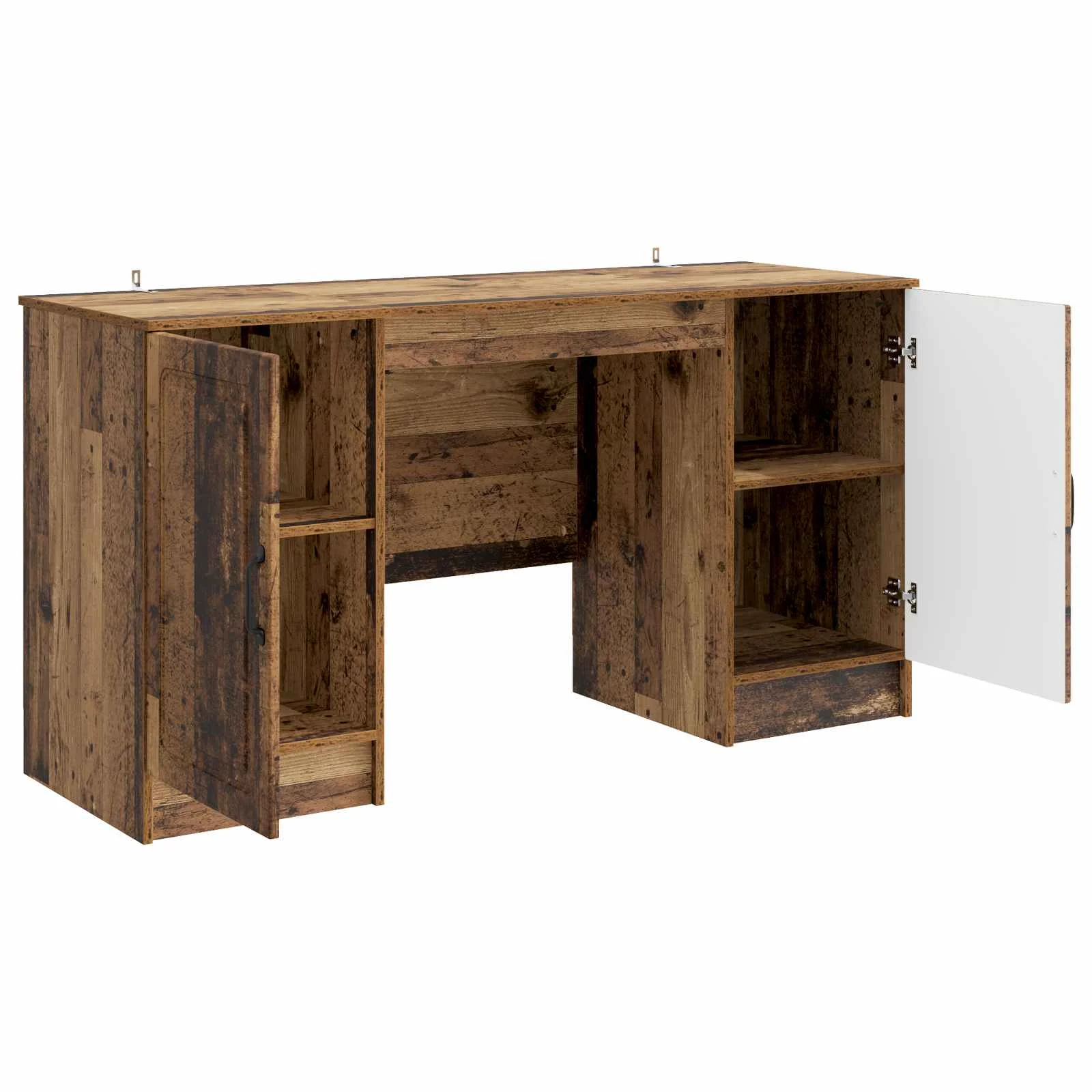 Bureau 142,5 x 50 x 75 cm bois ancien bois d'ingénierie – modèle 9 – vue en situation