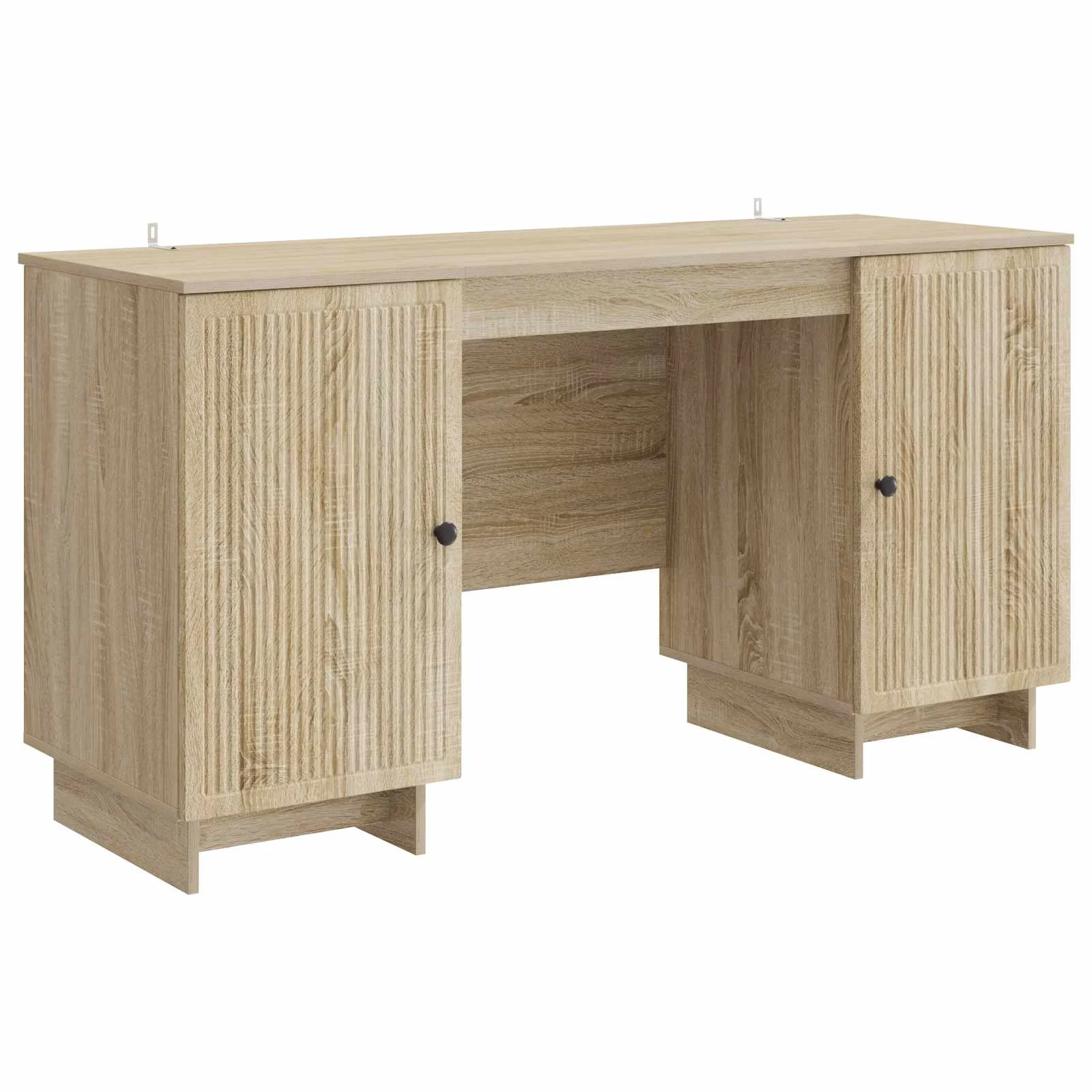 Bureau 142,5 x 50 x 75 cm chêne sonoma bois d'ingénierie – vue de côté