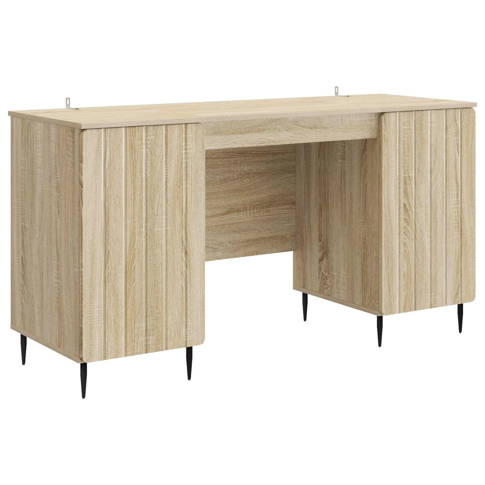 Bureau 142,5 x 50 x 75 cm chêne sonoma bois d'ingénierie – modèle 3 – vue de côté