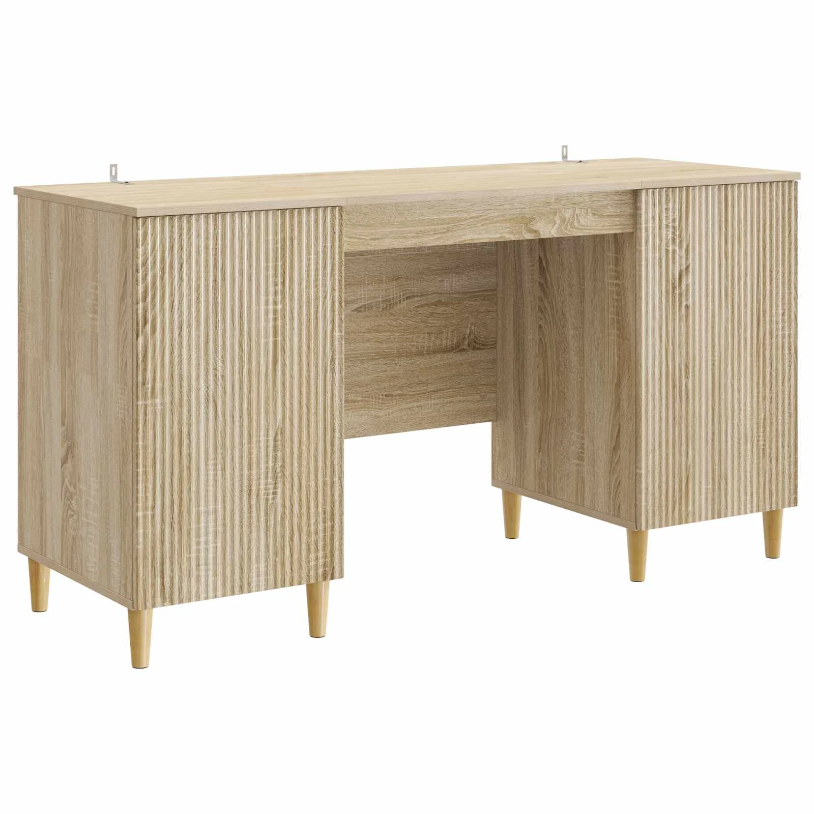Bureau 142,5 x 50 x 75 cm chêne sonoma bois d'ingénierie – modèle 4 – vue de côté
