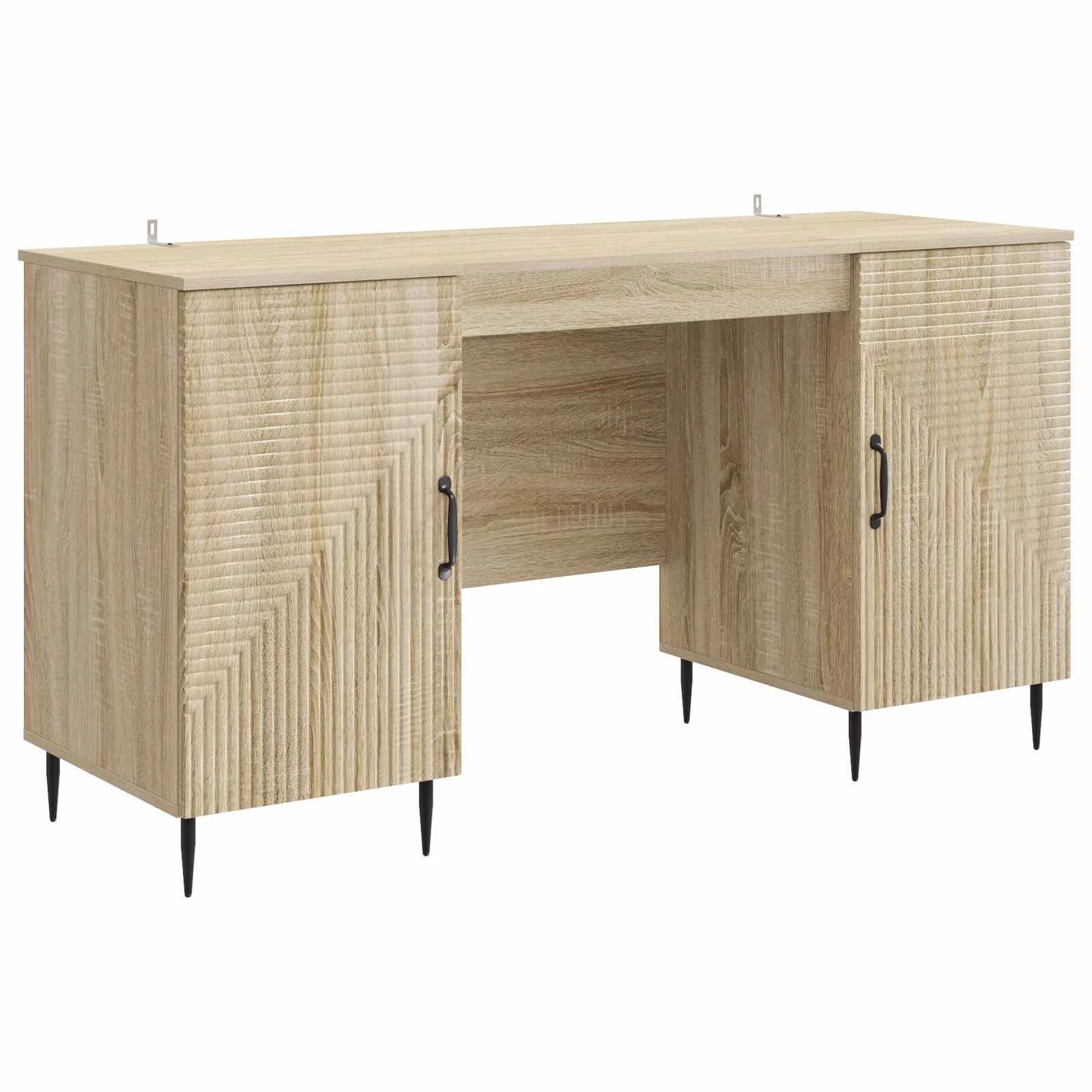 Bureau 142,5 x 50 x 75 cm chêne sonoma bois d'ingénierie – modèle 5 – vue de côté