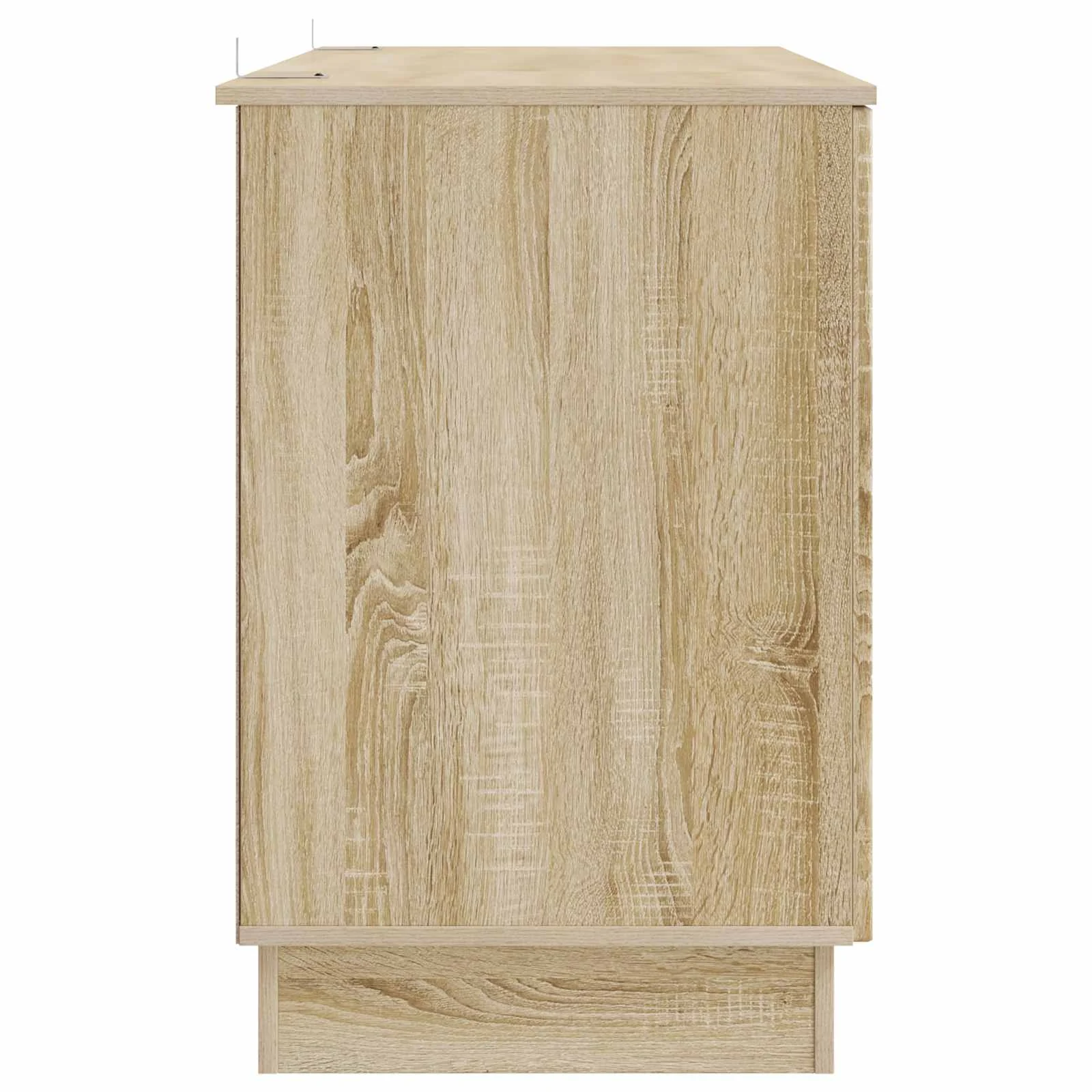 Bureau 142,5 x 50 x 75 cm chêne sonoma bois d'ingénierie – modèle 7 – vue de dos
