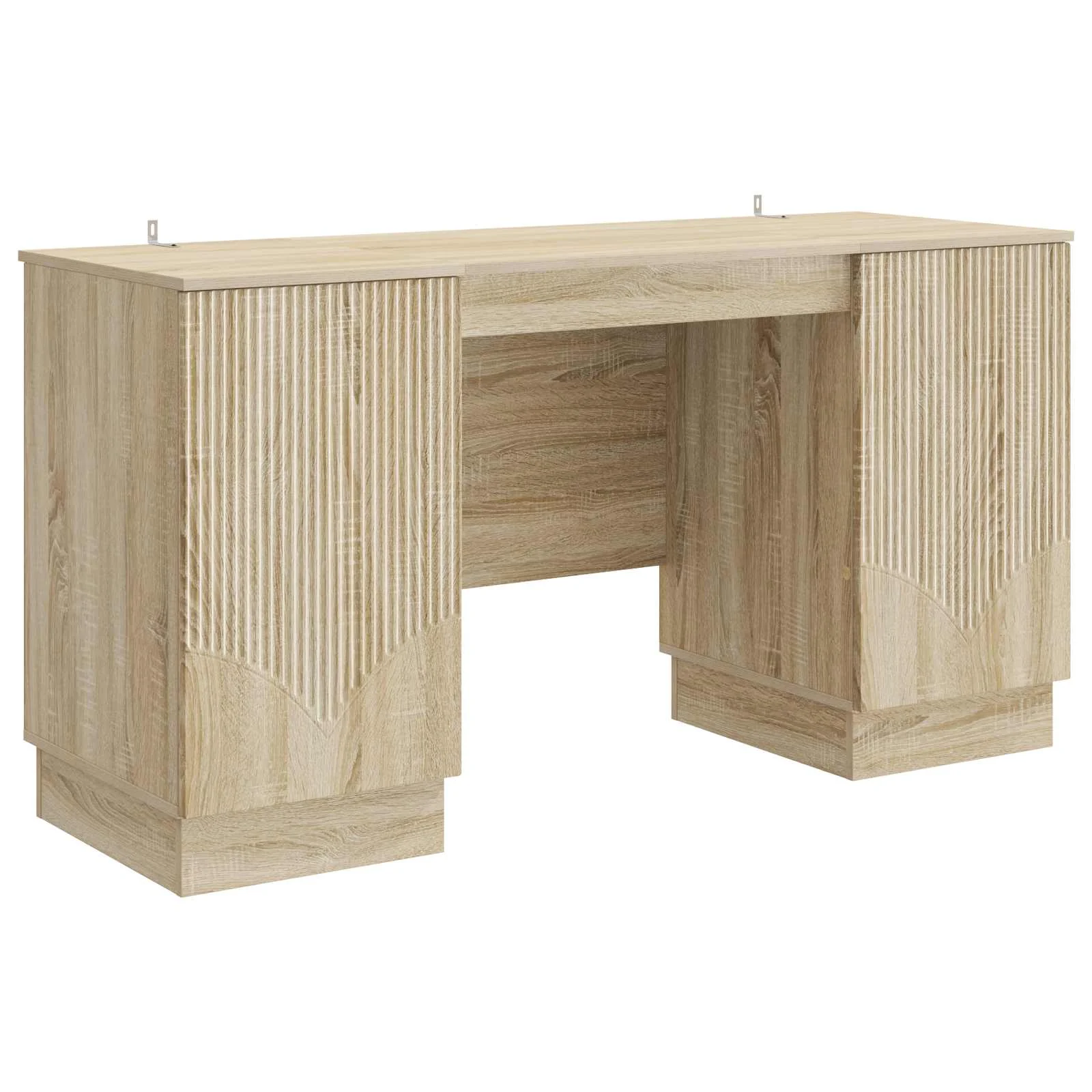Bureau 142,5 x 50 x 75 cm chêne sonoma bois d'ingénierie – modèle 7 – vue de côté