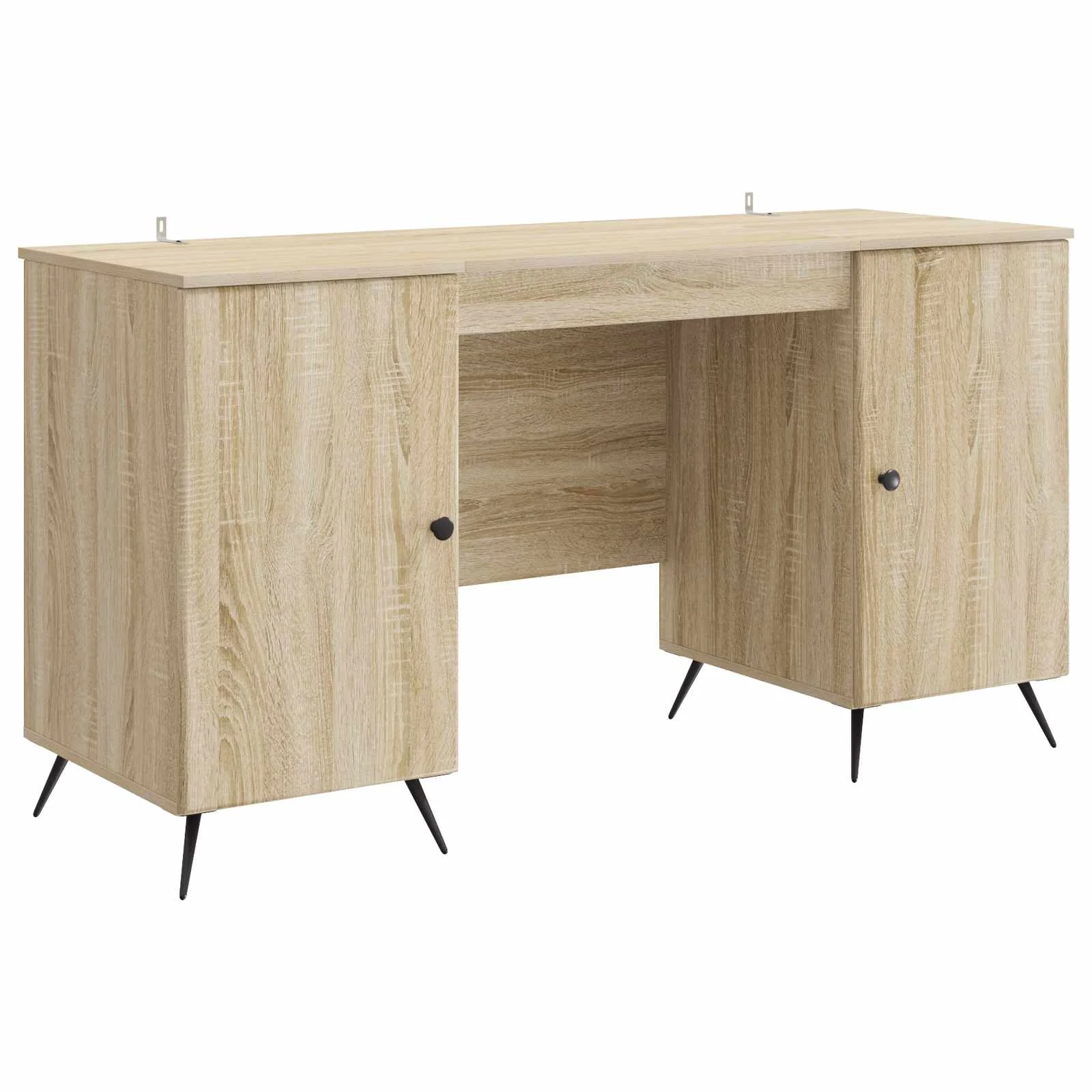 Bureau 142,5 x 50 x 75 cm chêne sonoma bois d'ingénierie – modèle 8 – vue de côté