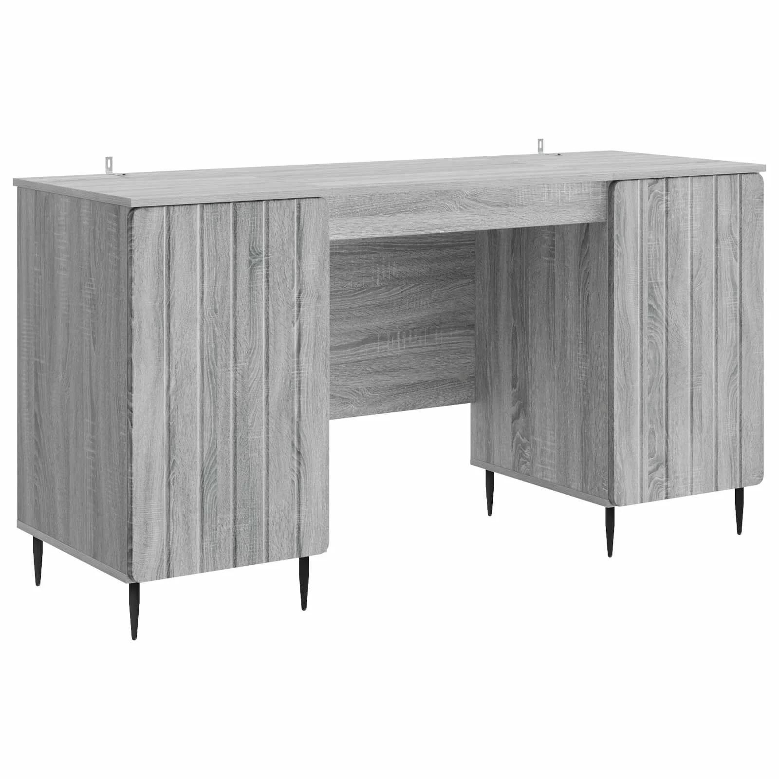 Bureau 142,5 x 50 x 75 cm sonoma gris bois d'ingénierie – modèle 3 – vue de côté