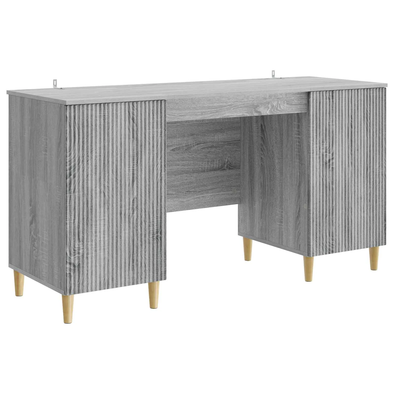 Bureau 142,5 x 50 x 75 cm sonoma gris bois d'ingénierie – modèle 4 – vue de côté