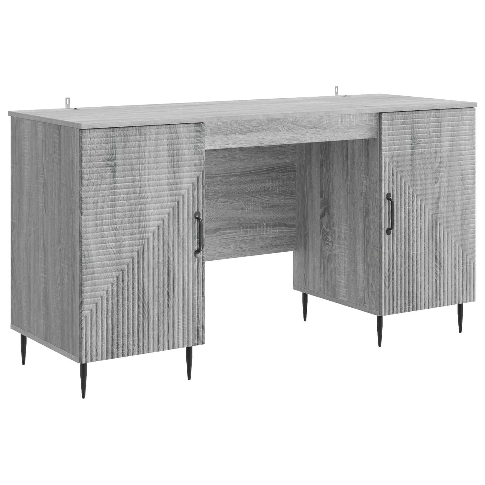 Bureau 142,5 x 50 x 75 cm sonoma gris bois d'ingénierie – modèle 5 – vue de côté