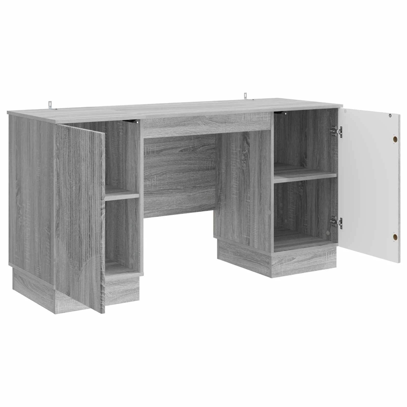 Bureau 142,5 x 50 x 75 cm sonoma gris bois d'ingénierie – modèle 7 – vue en situation