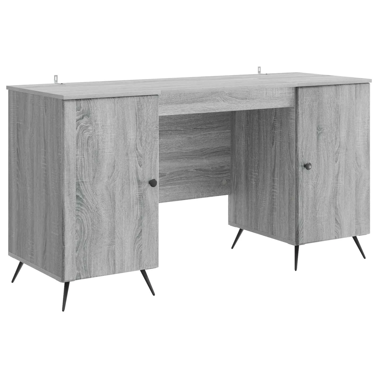 Bureau 142,5 x 50 x 75 cm sonoma gris bois d'ingénierie – modèle 8 – vue de côté