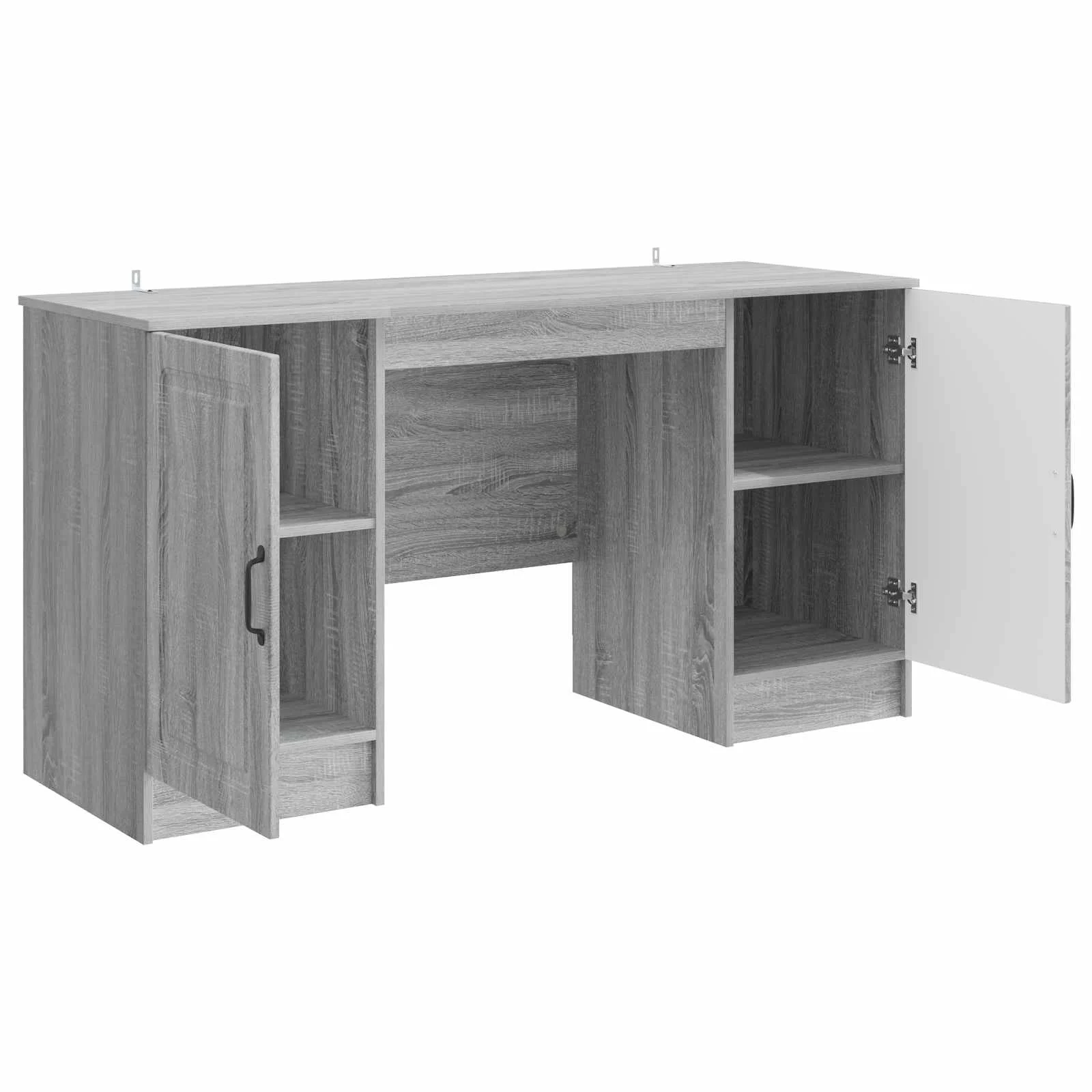 Bureau 142,5 x 50 x 75 cm sonoma gris bois d'ingénierie – modèle 9 – vue en situation