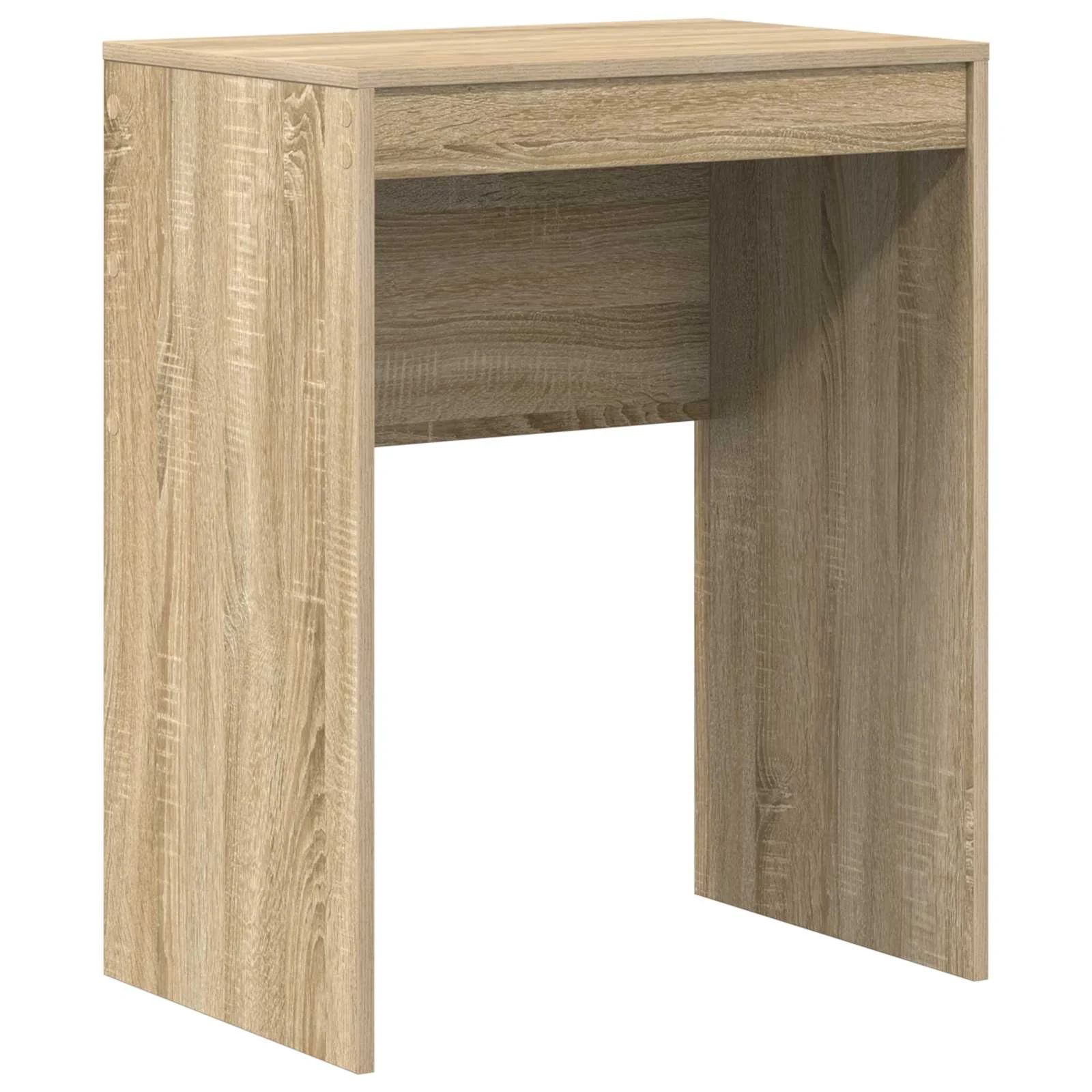 Bureau en 2 éléments 105,5 x 34 x 127 cm chêne sonoma – vue de dessus