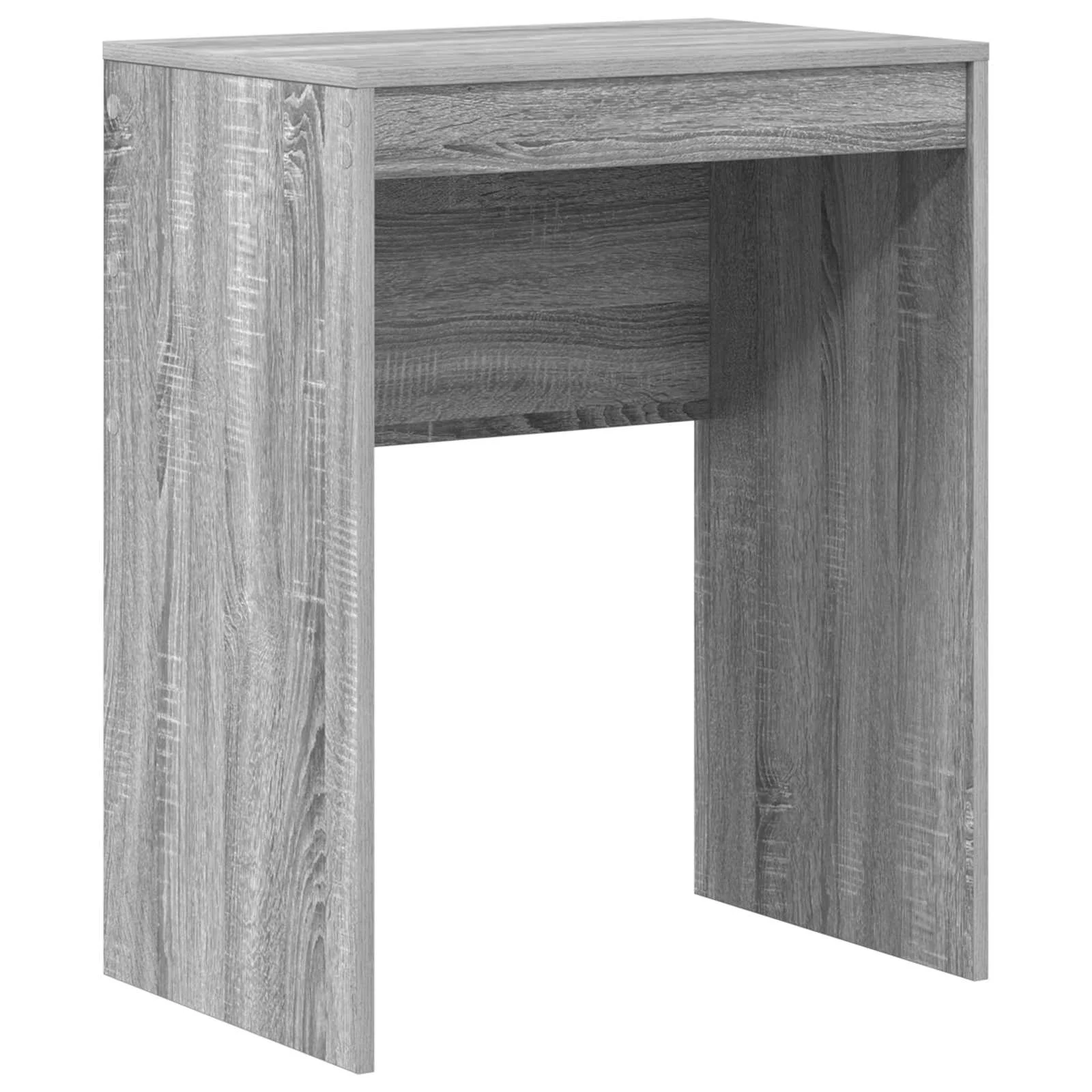 Bureau en 2 éléments 105,5 x 34 x 127 cm sonoma gris – vue de dessus
