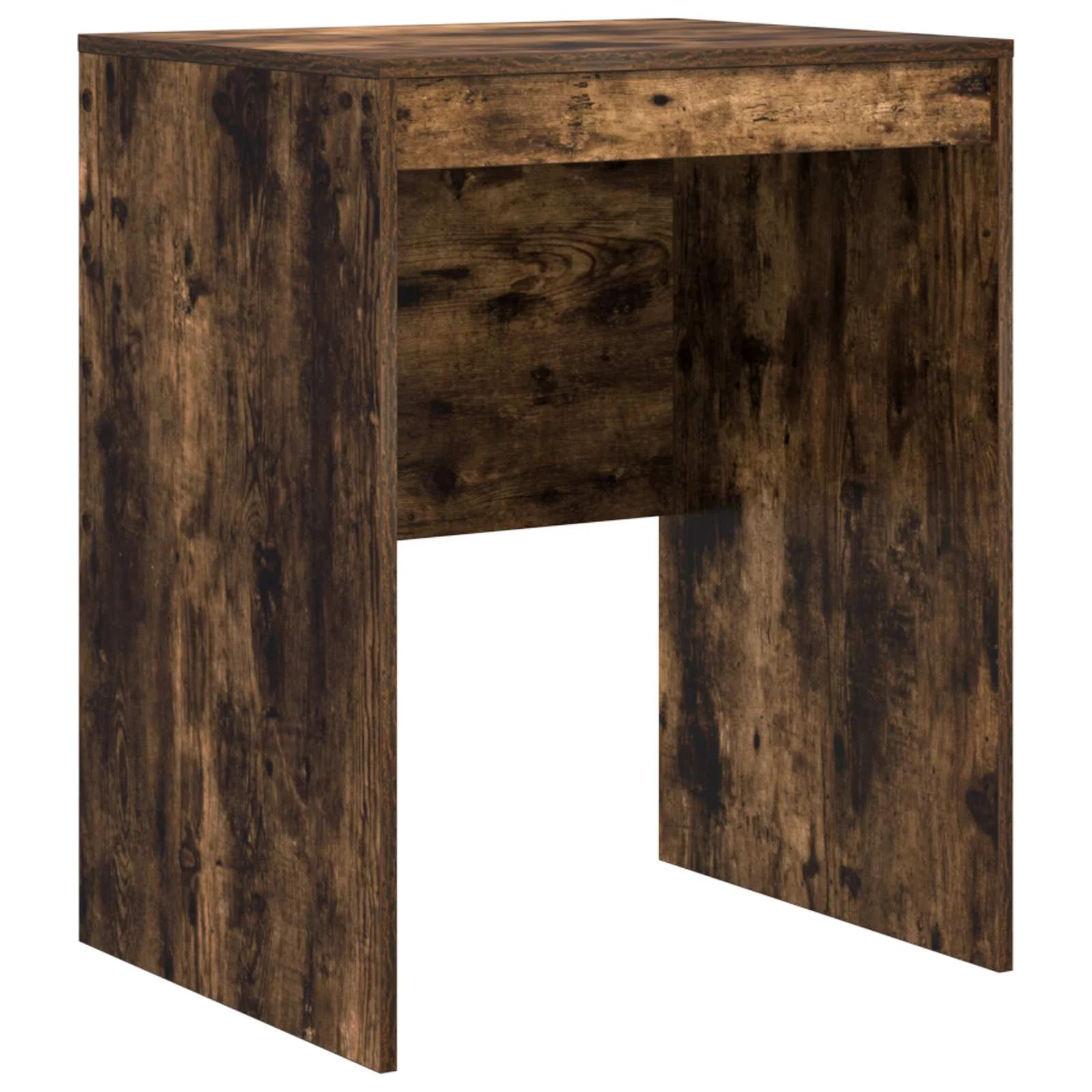 Bureau en 2 éléments 105,5 x 50 x 127 cm chêne fumé – vue de dessus