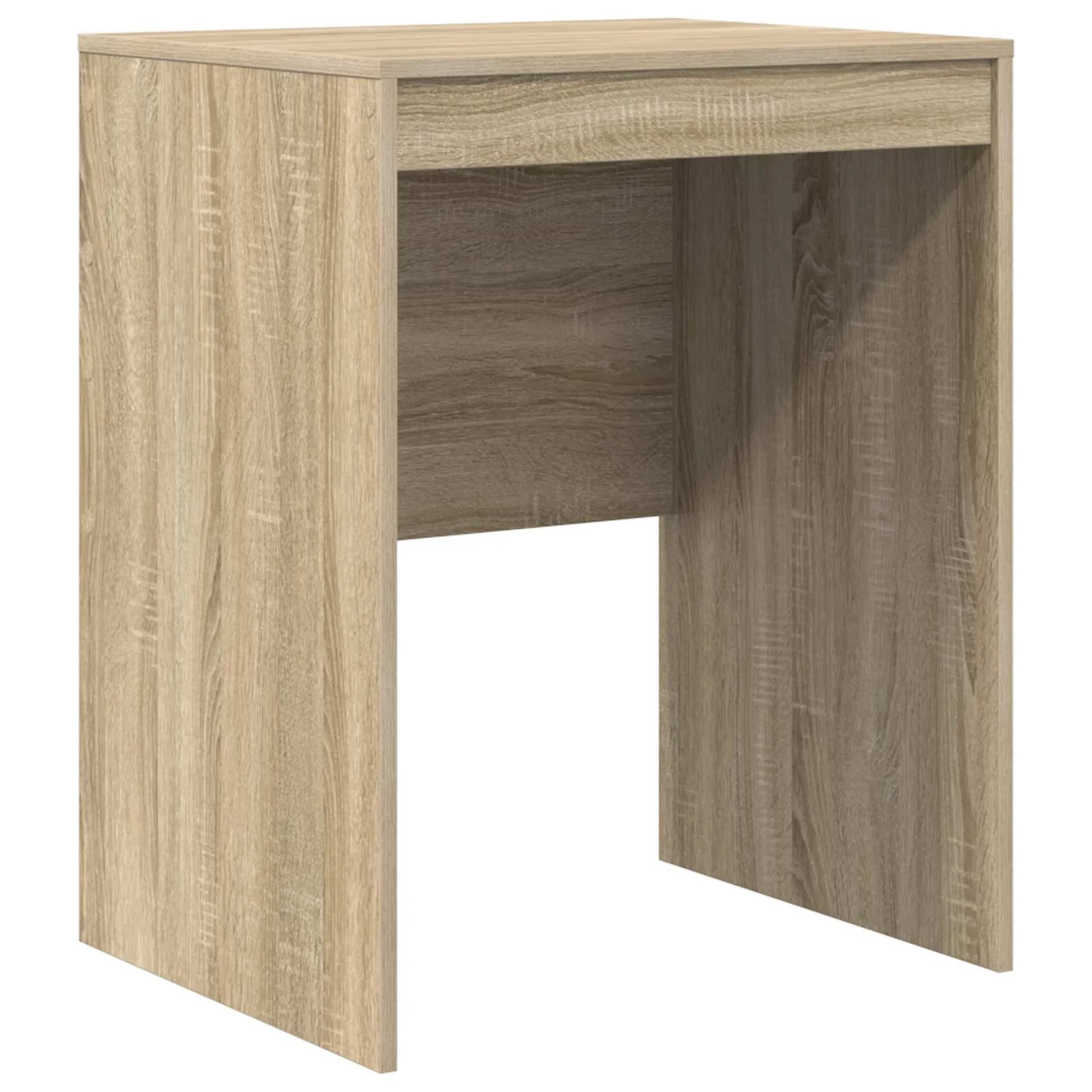 Bureau en 2 éléments 105,5 x 50 x 127 cm chêne sonoma – vue de dessus