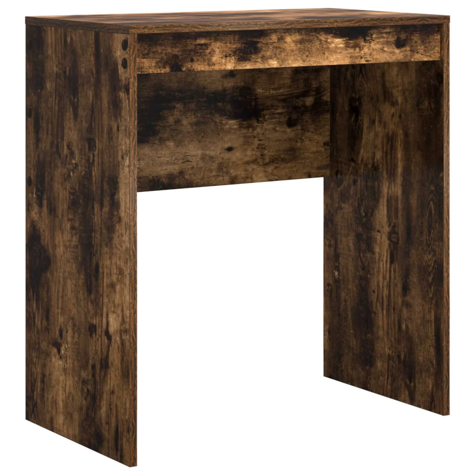 Bureau en 2 éléments 115,5 x 40 x 127 cm chêne fumé – vue de dessus
