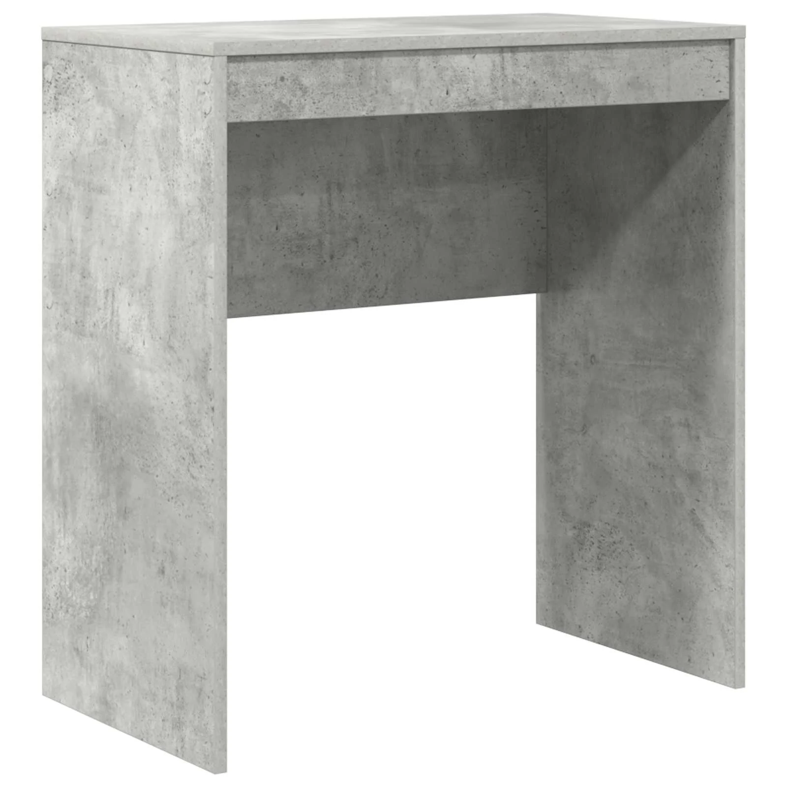 Bureau en 2 éléments 115,5 x 40 x 127 cm gris béton – vue de dessus