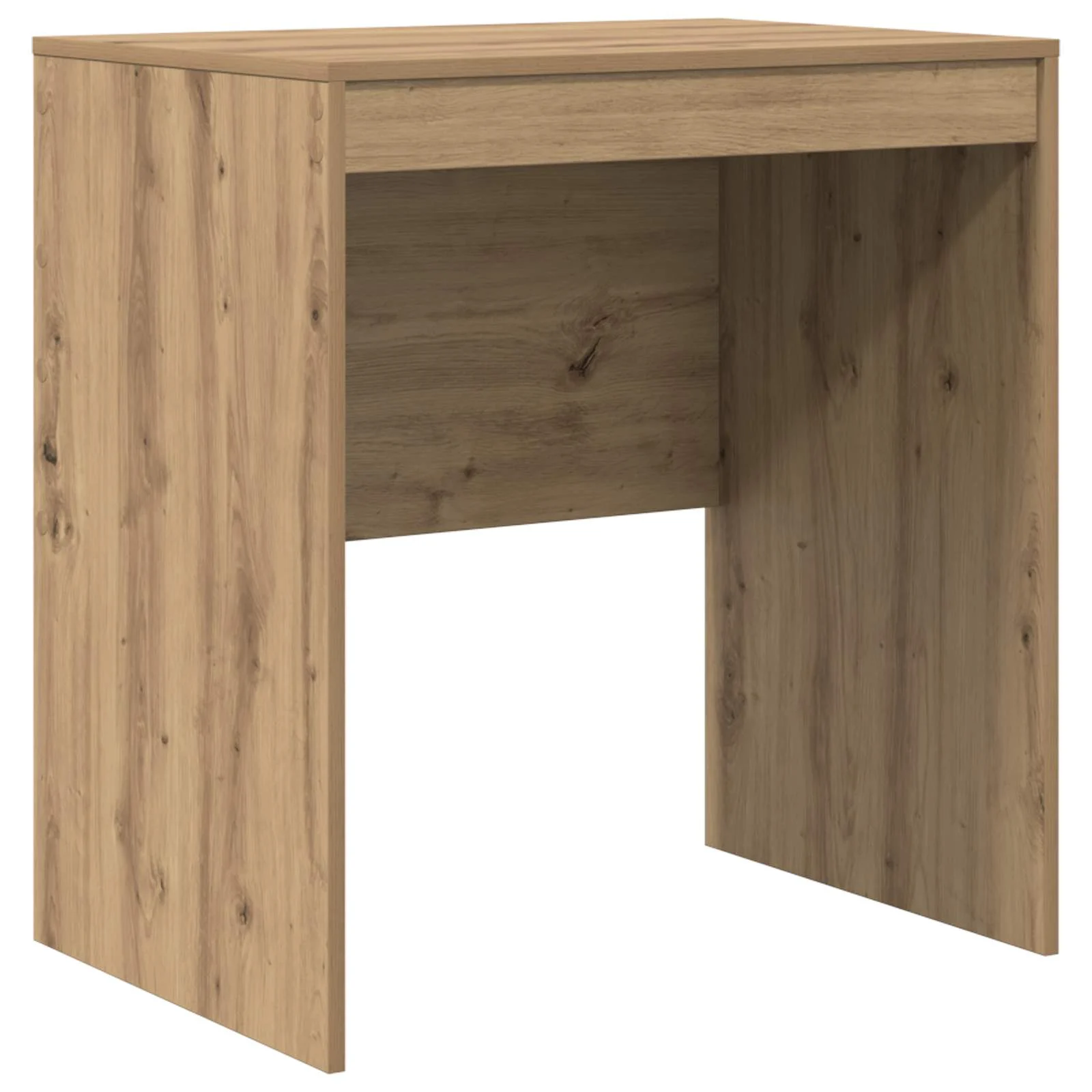 Bureau en 2 éléments 115,5 x 50 x 127 cm chêne artisanal – vue de dessus