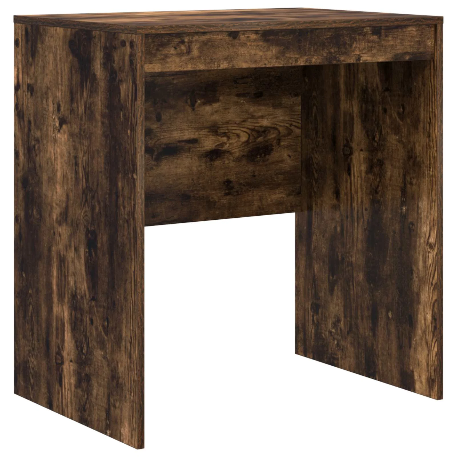 Bureau en 2 éléments 115,5 x 50 x 127 cm chêne fumé – vue de dessus