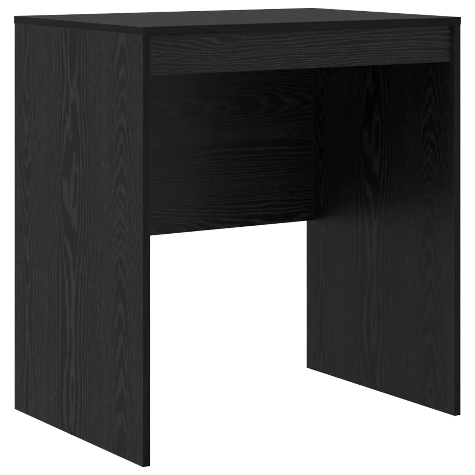 Bureau en 2 éléments 115,5 x 50 x 127 cm chêne noir – vue de dessus