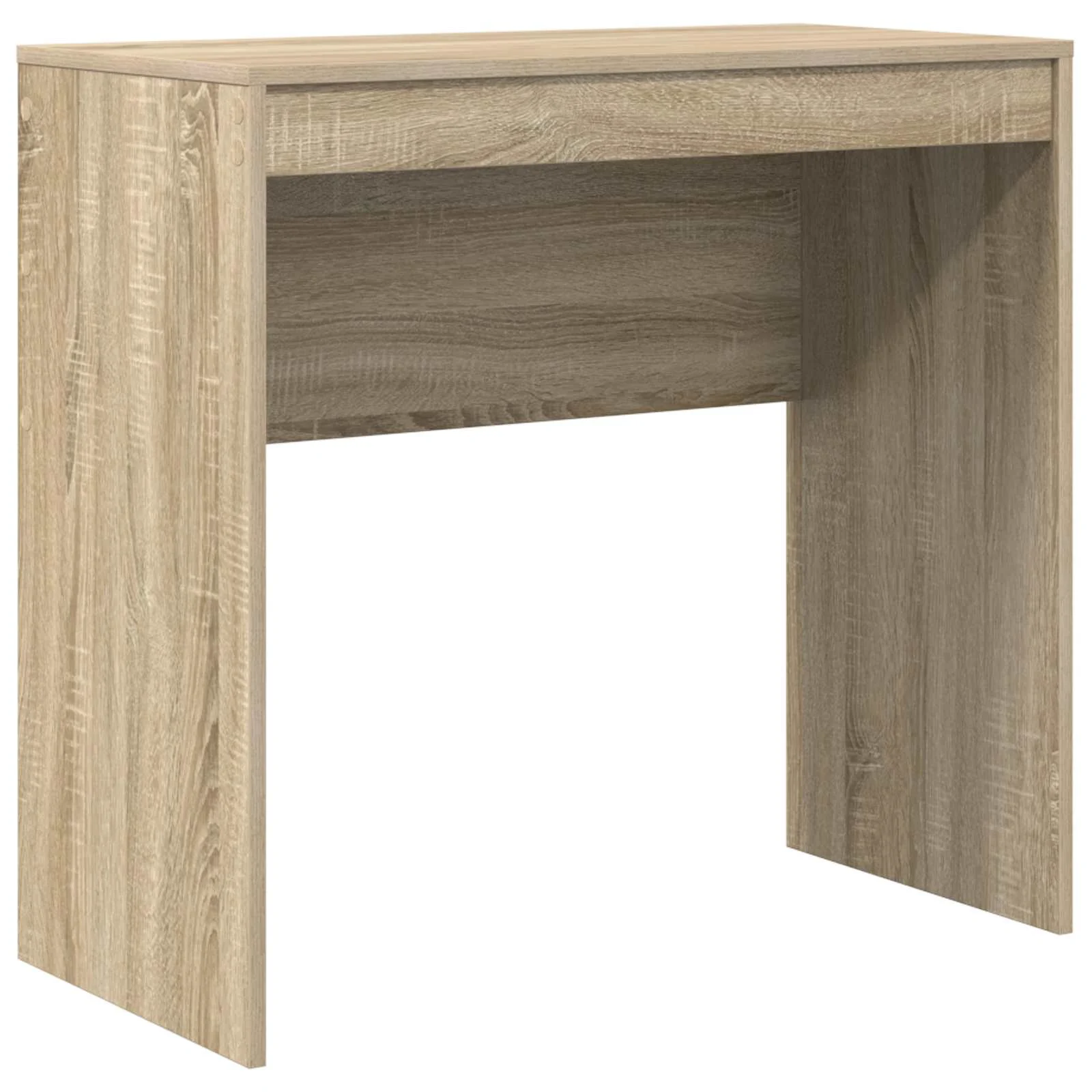 Bureau en 2 éléments 125,5 x 40 x 127 cm chêne sonoma – vue de dessus