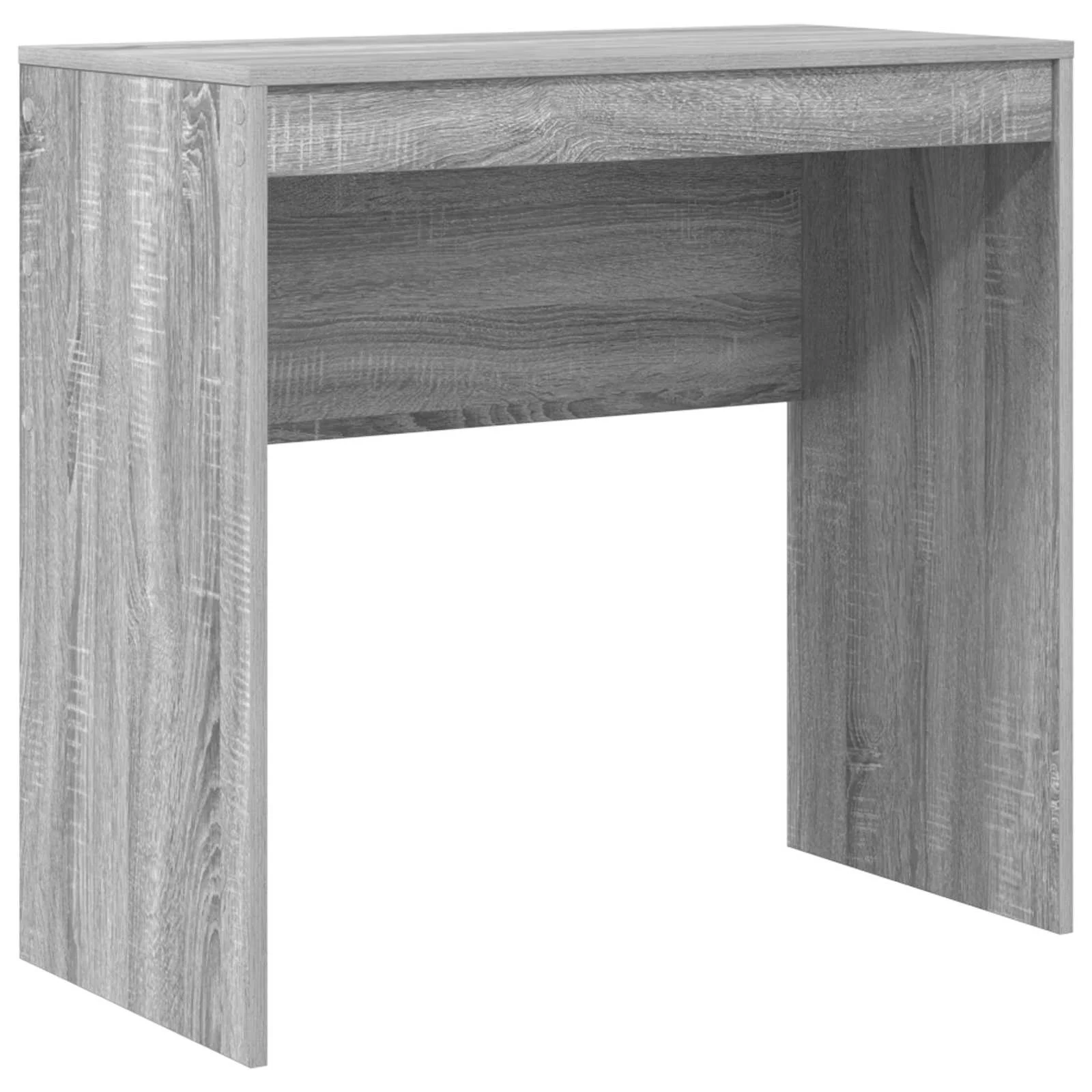 Bureau en 2 éléments 125,5 x 40 x 127 cm sonoma gris – vue de dessus