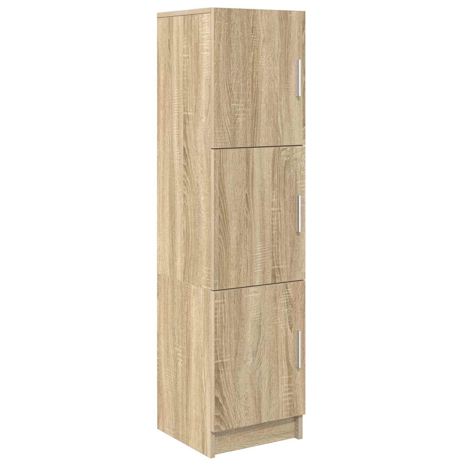 Bureau en 2 éléments 133,5 x 50 x 124 cm chêne sonoma – vue de dos