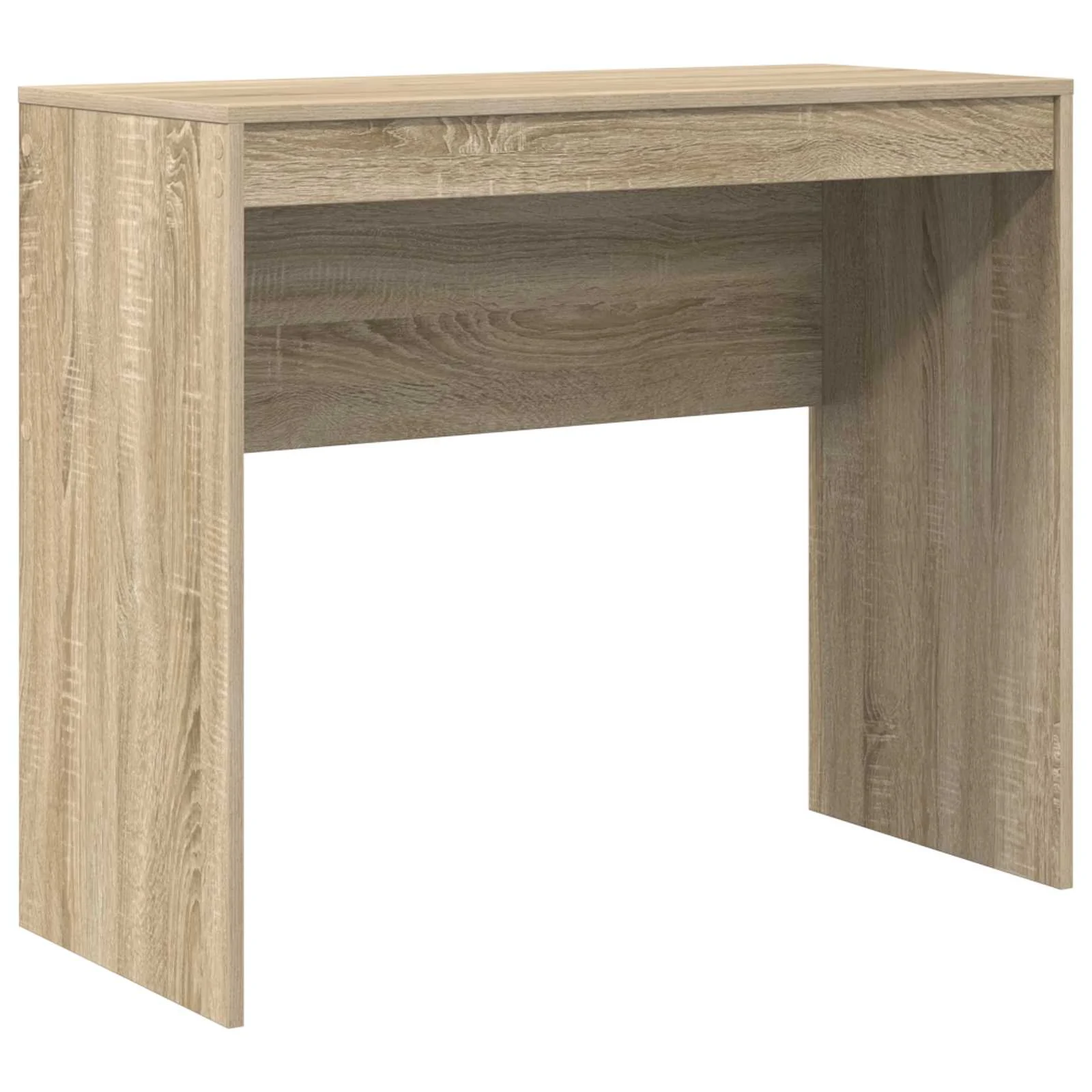 Bureau en 2 éléments 135,5 x 40 x 127 cm chêne sonoma – vue de dessus