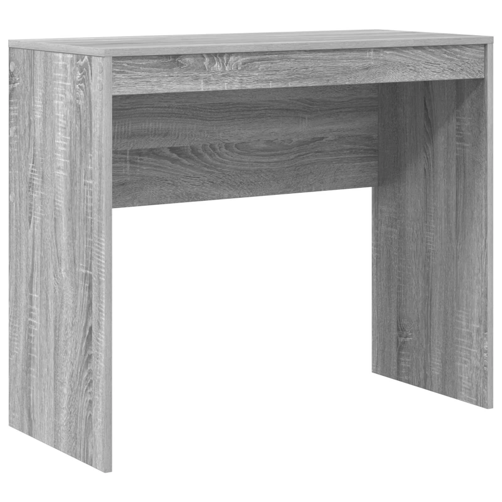 Bureau en 2 éléments 135,5 x 40 x 127 cm sonoma gris – vue de dessus