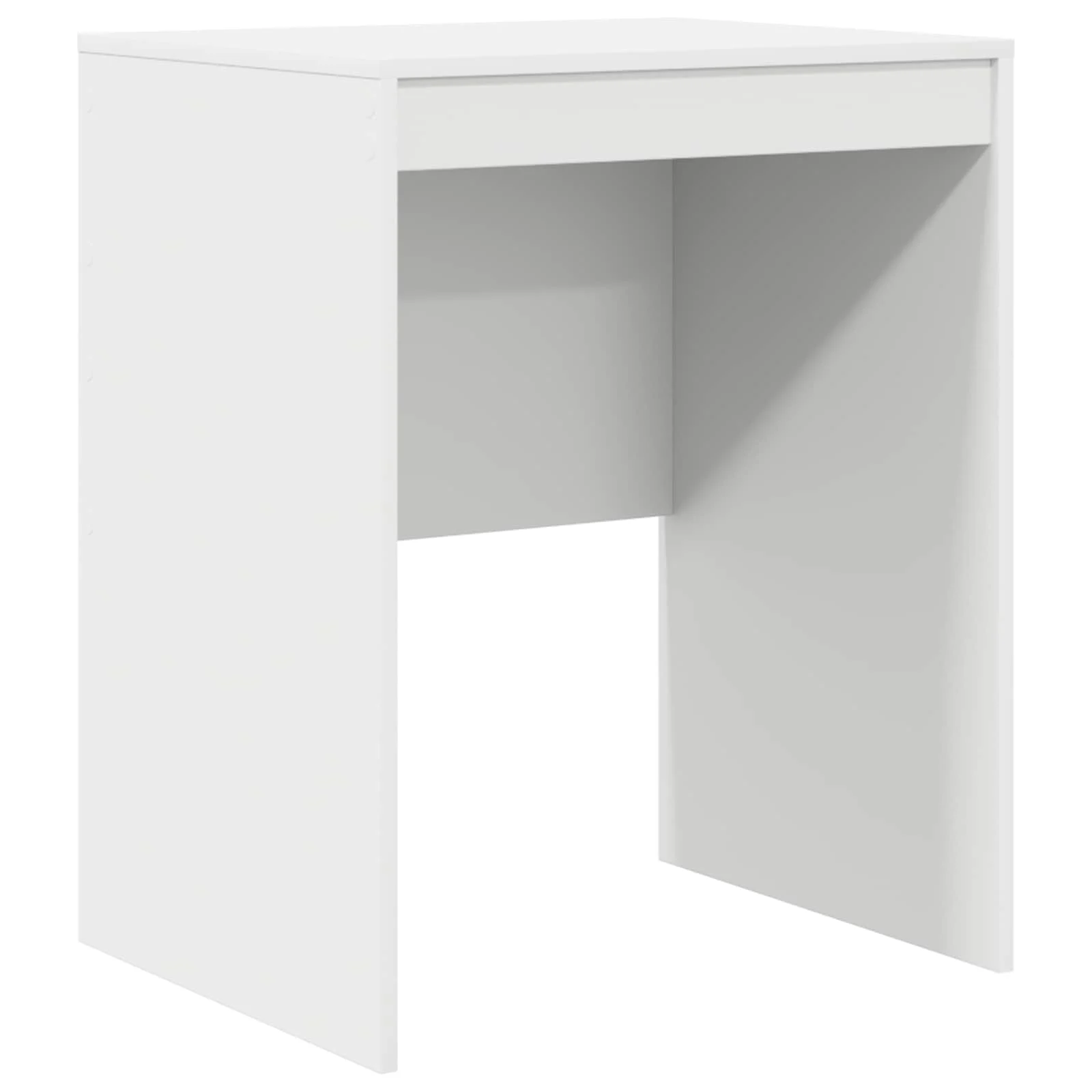 Bureau en 2 éléments 145,5 x 40 x 127 cm blanc – modèle 2 – vue de dessus