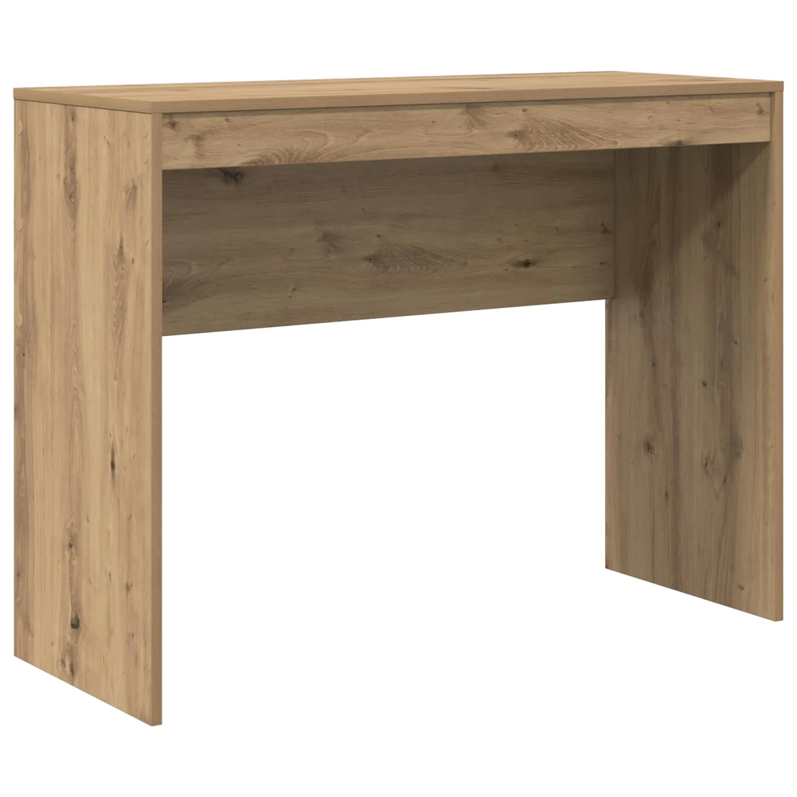 Bureau en 2 éléments 145,5 x 40 x 127 cm chêne artisanal – vue de dessus