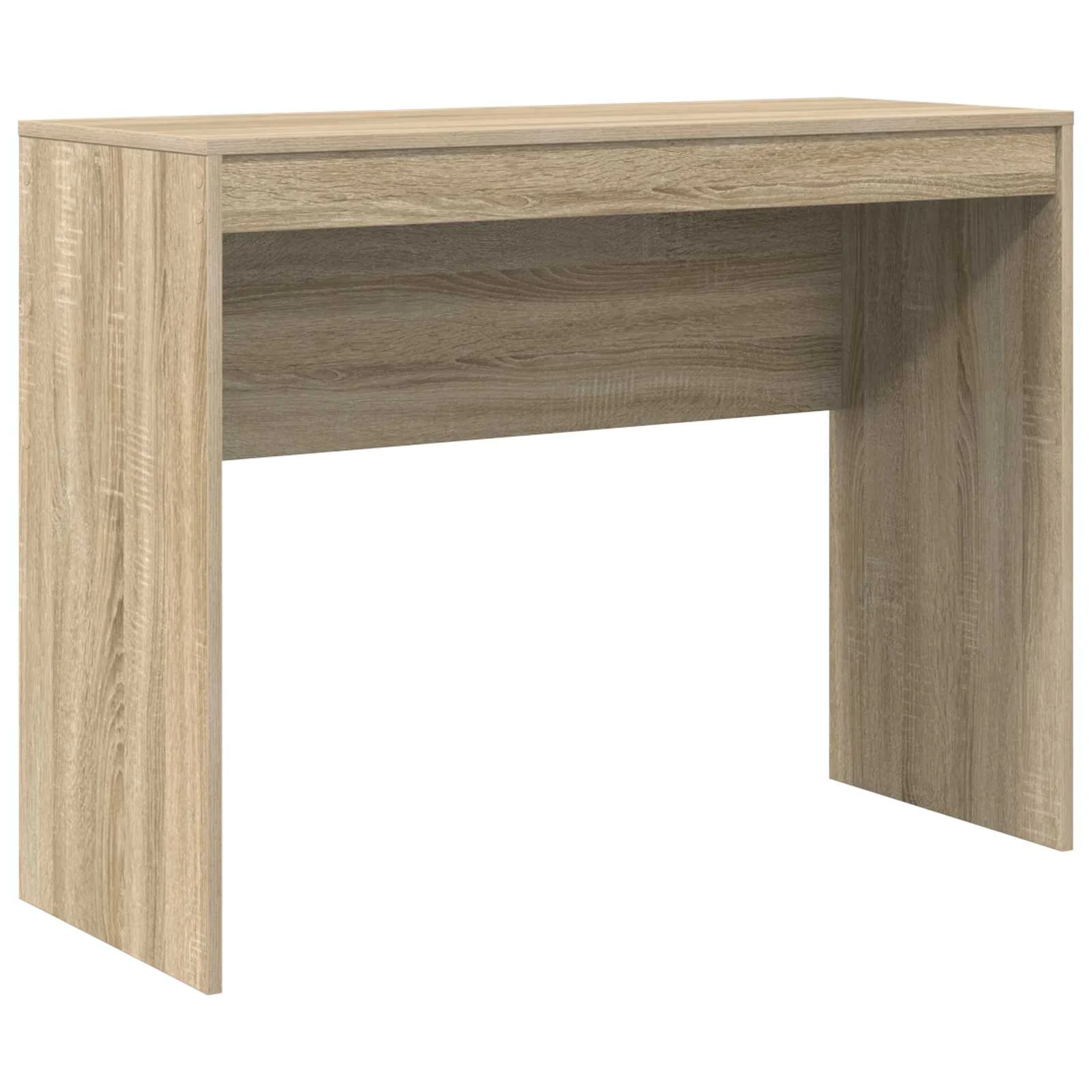 Bureau en 2 éléments 145,5 x 40 x 127 cm chêne sonoma – vue de dessus