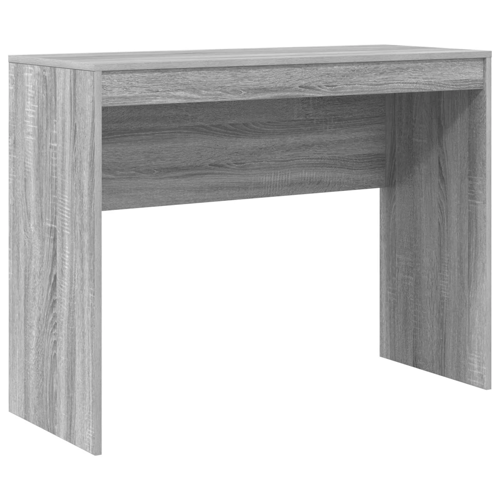 Bureau en 2 éléments 145,5 x 40 x 127 cm sonoma gris – vue de dessus